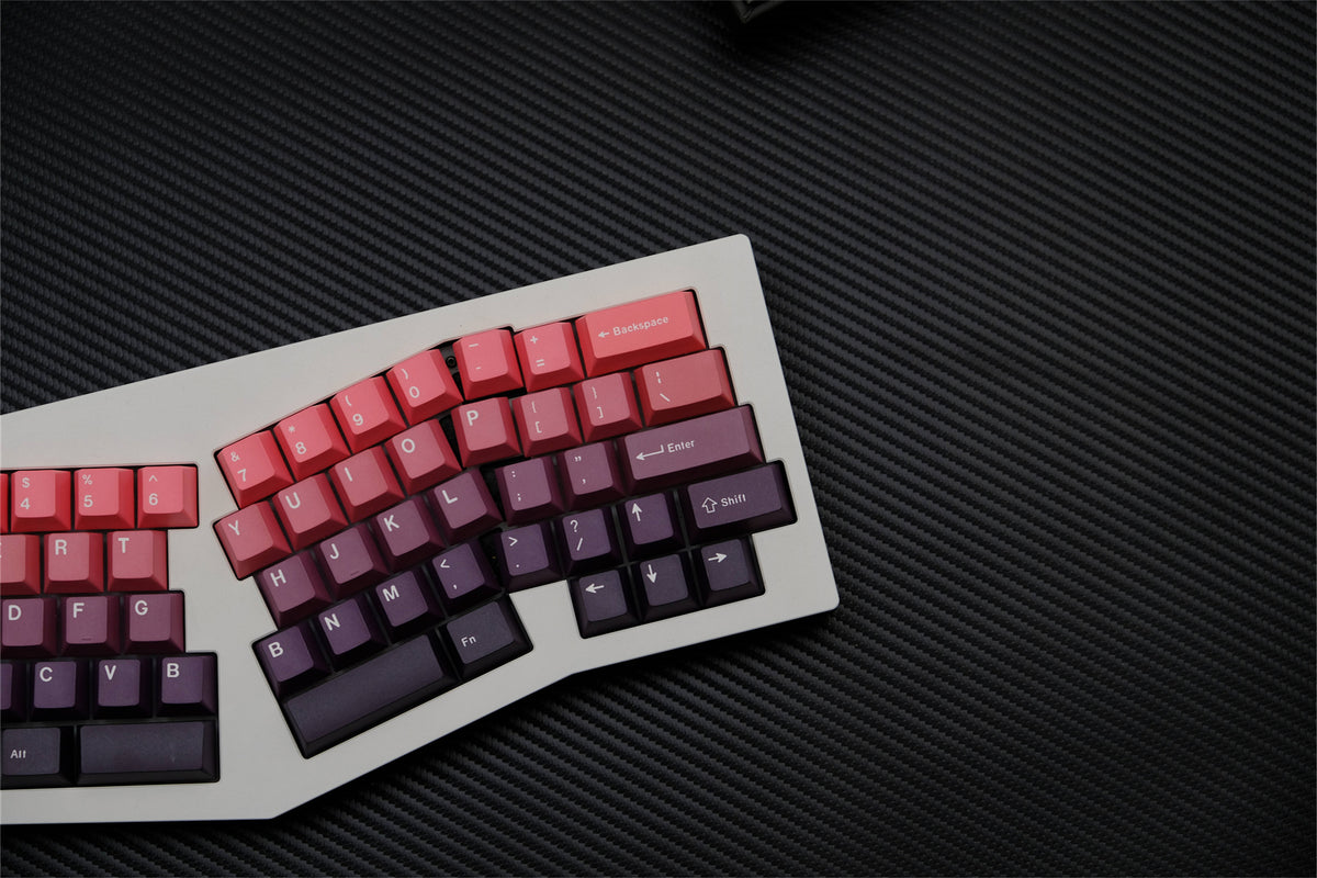 Adzuki Gradient PBT Keycaps - Diykeycap