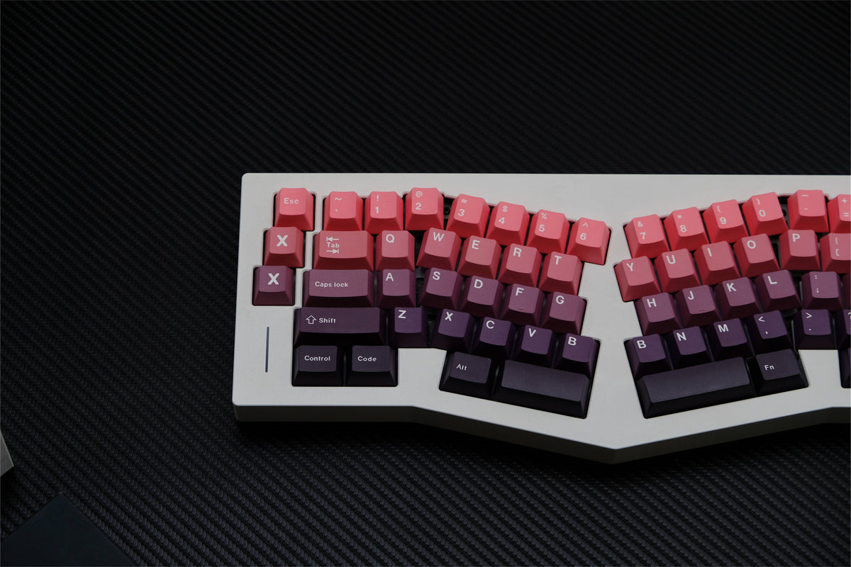 Adzuki Gradient PBT Keycaps - Diykeycap