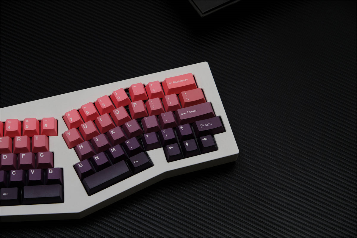 Adzuki Gradient PBT Keycaps - Diykeycap
