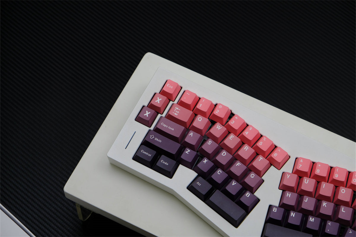 Adzuki Gradient PBT Keycaps - Diykeycap