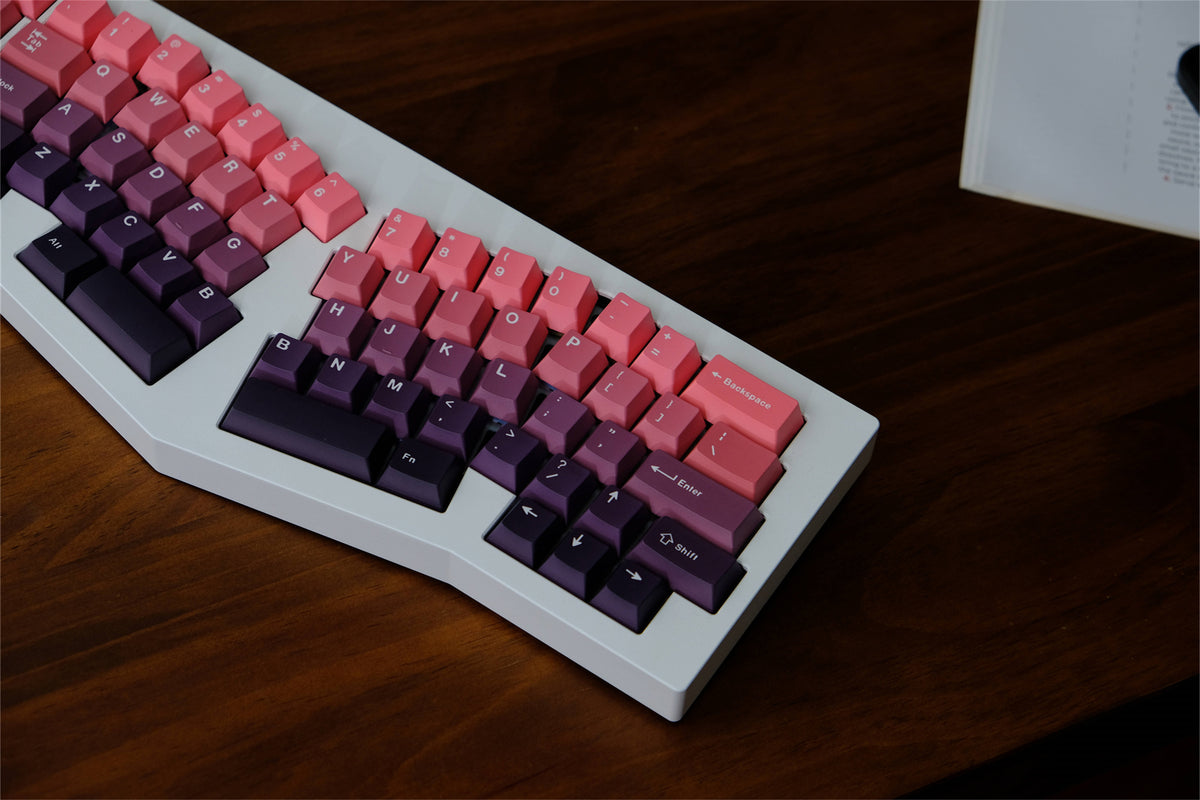 Adzuki Gradient PBT Keycaps - Diykeycap