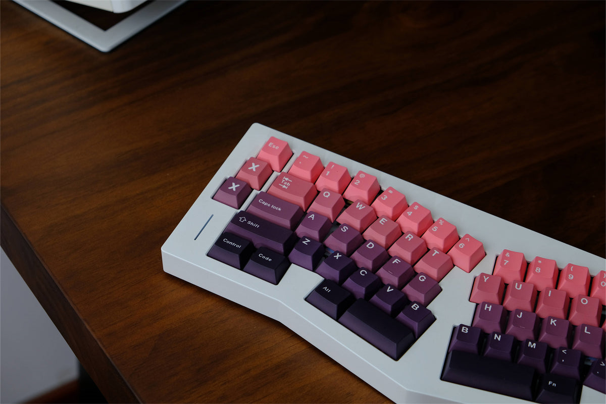 Adzuki Gradient PBT Keycaps - Diykeycap
