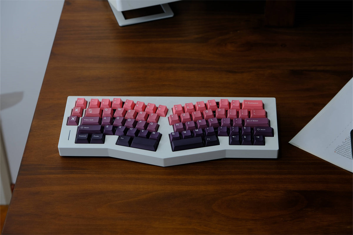 Adzuki Gradient PBT Keycaps - Diykeycap