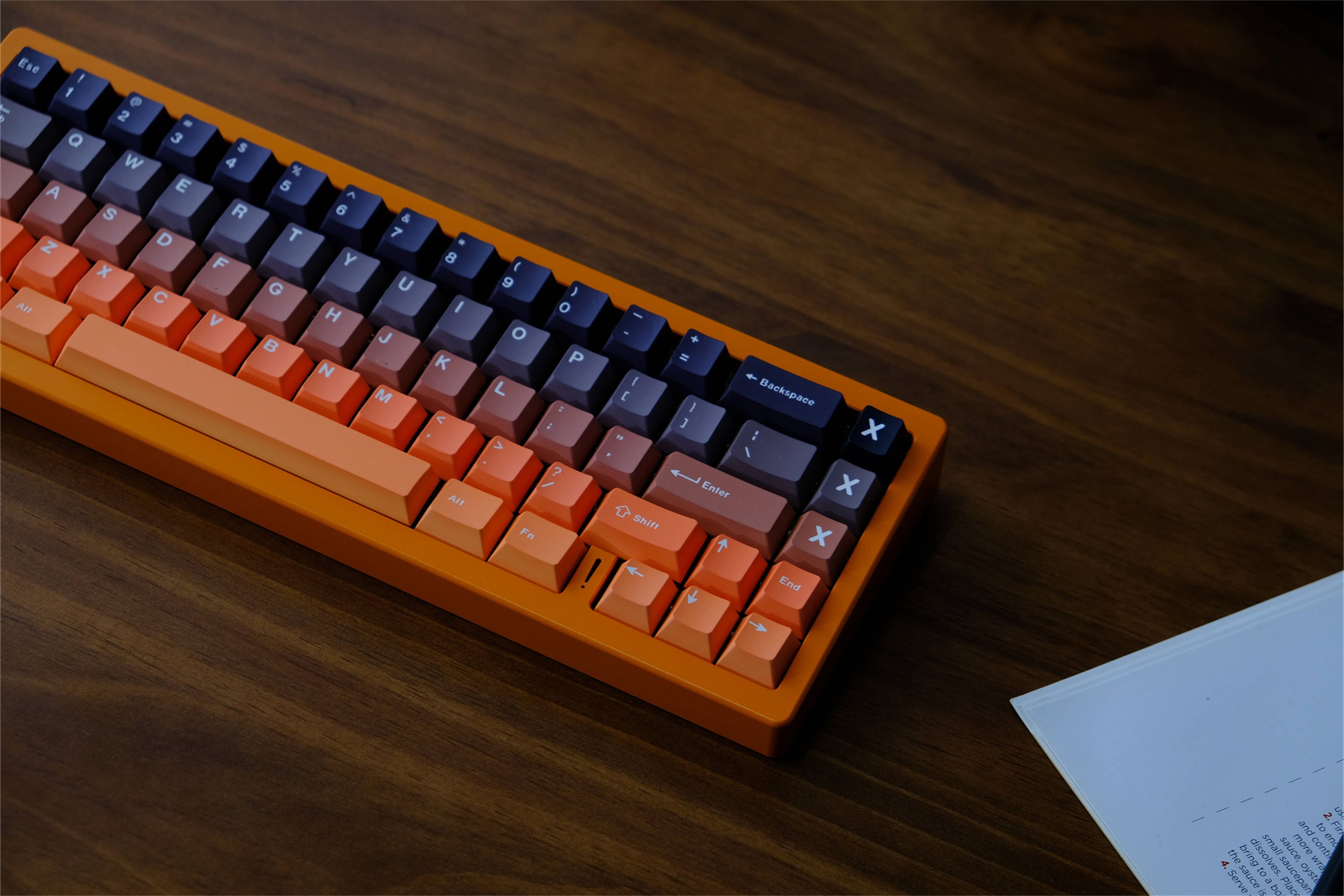 Sunrise Gradient PBT Keycaps