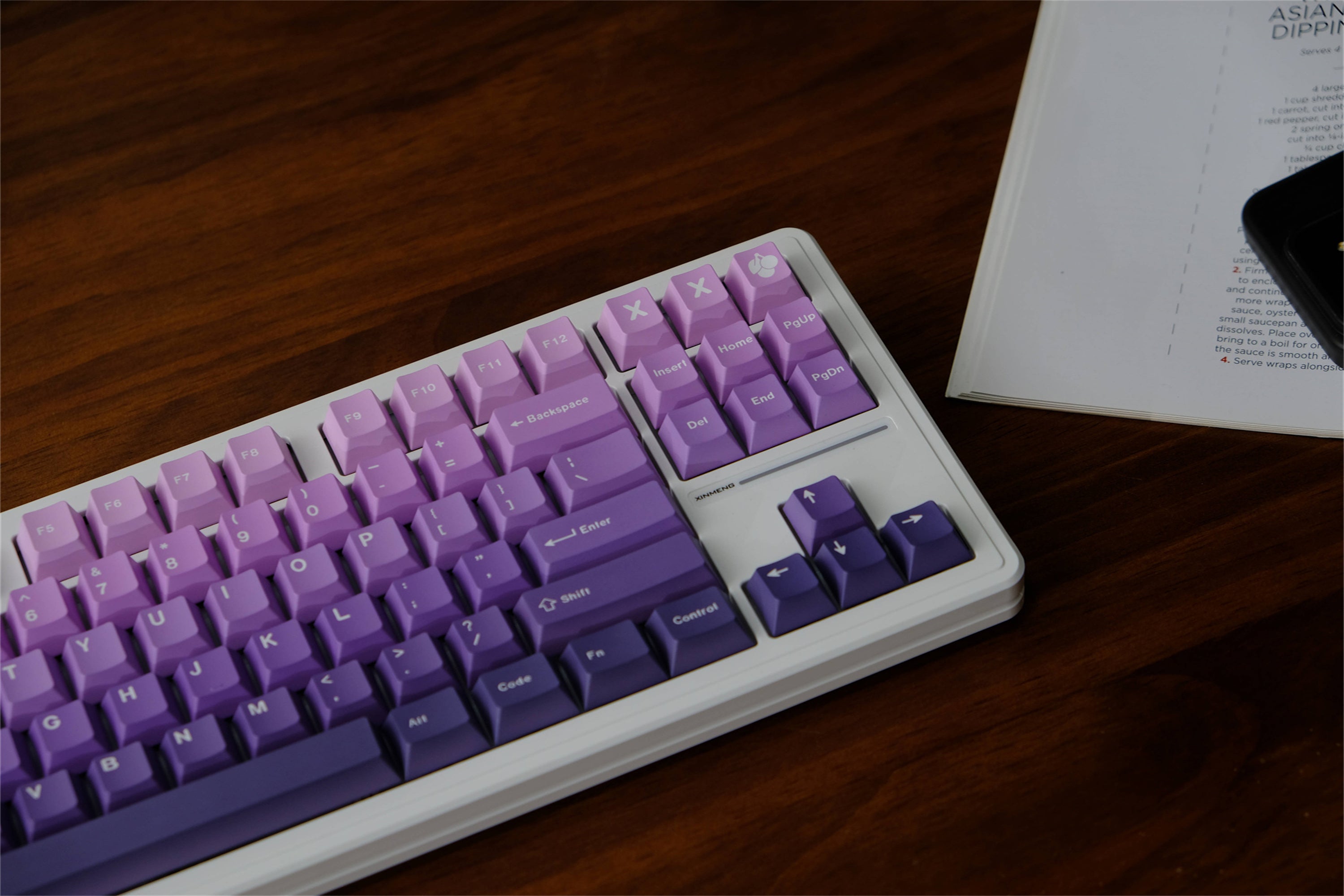 Violet Ombré PBT Keycaps