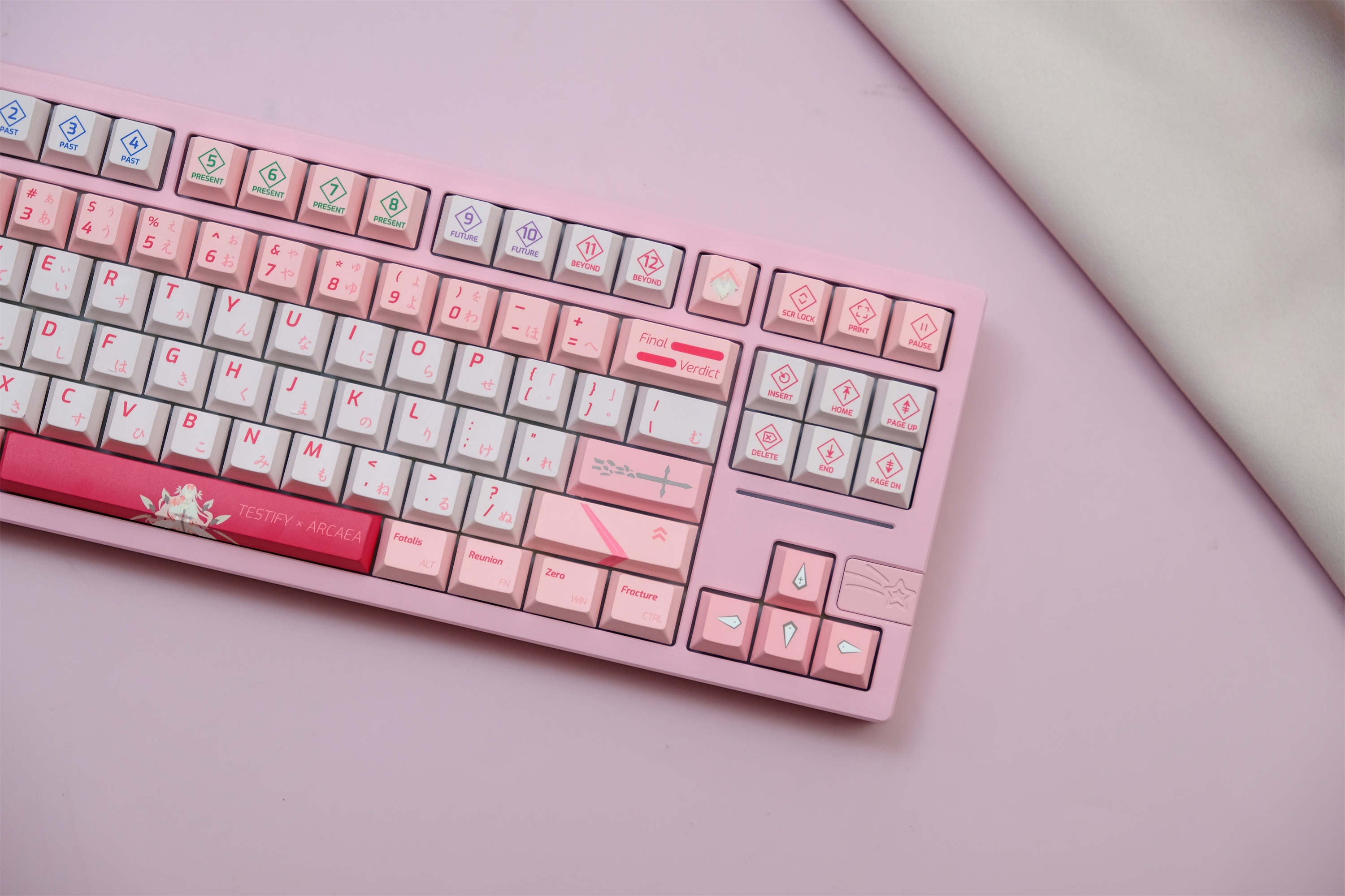 ARCAEA Pink PBT Keycaps