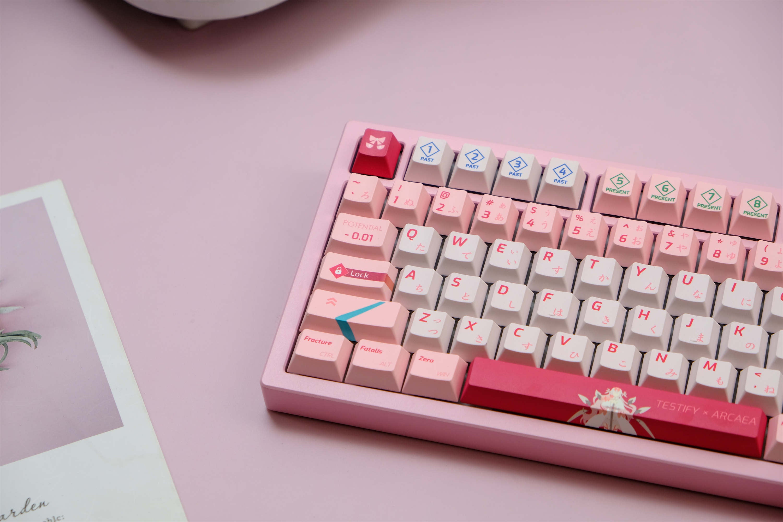 ARCAEA Pink PBT Keycaps