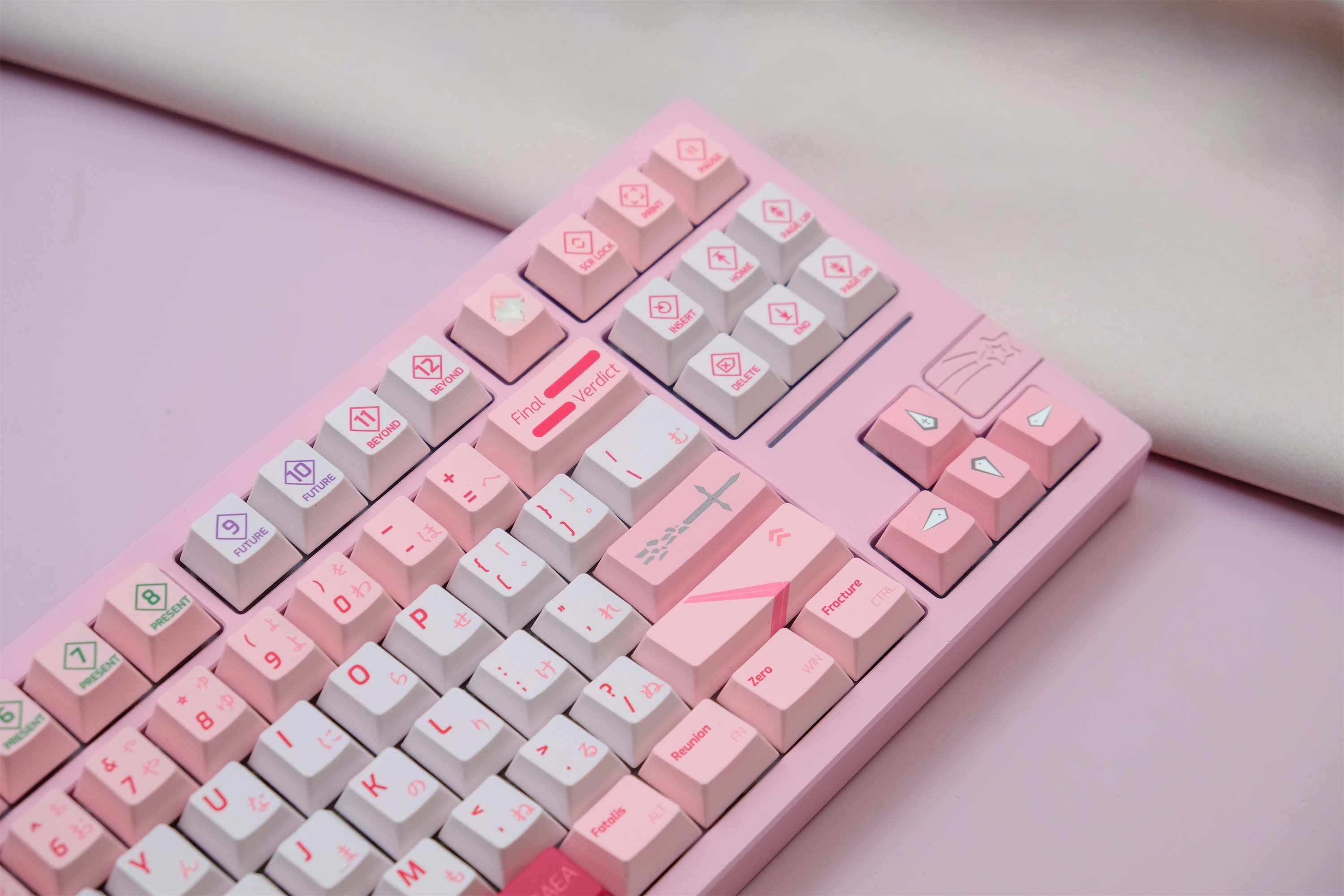 ARCAEA Pink PBT Keycaps