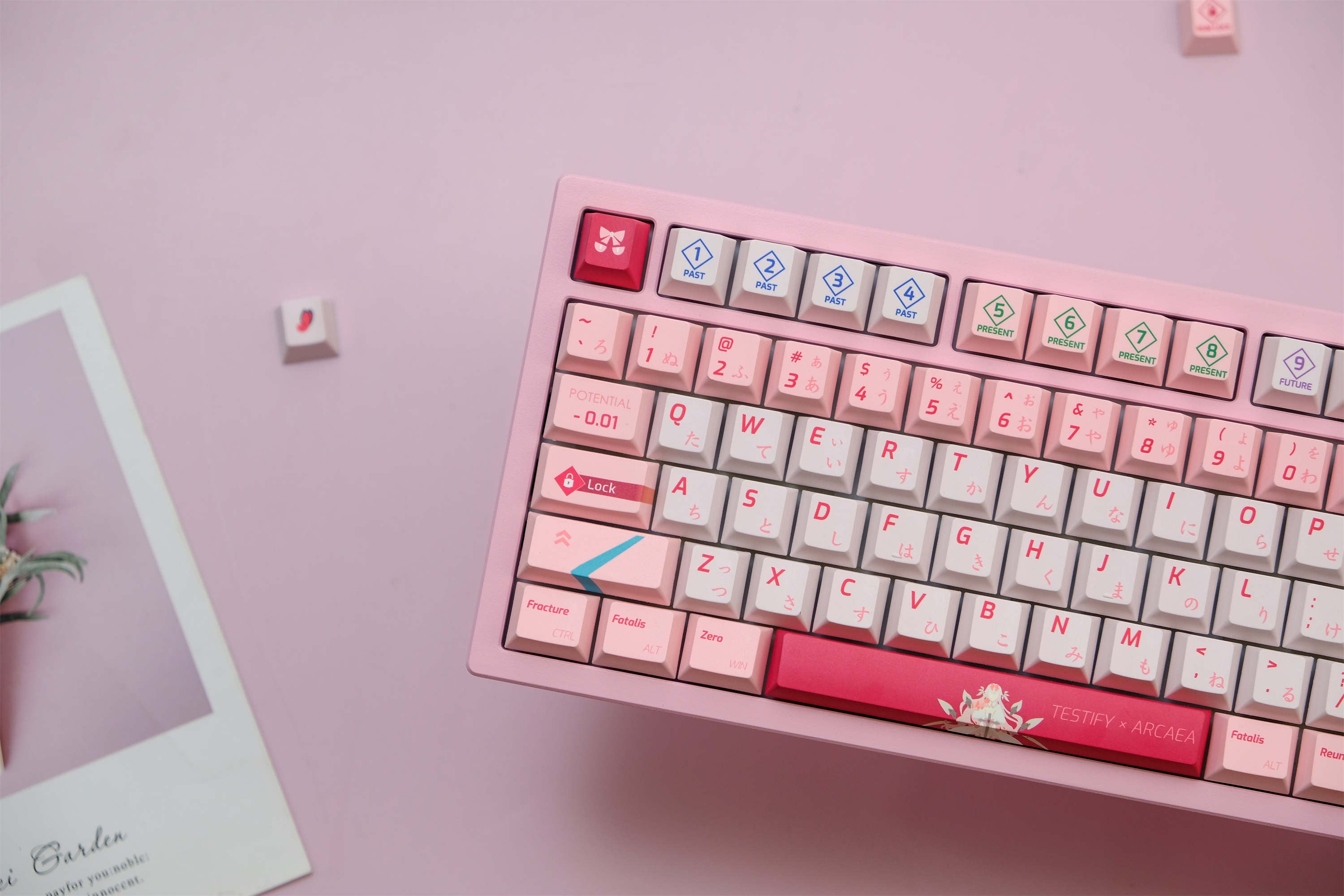 ARCAEA Pink PBT Keycaps
