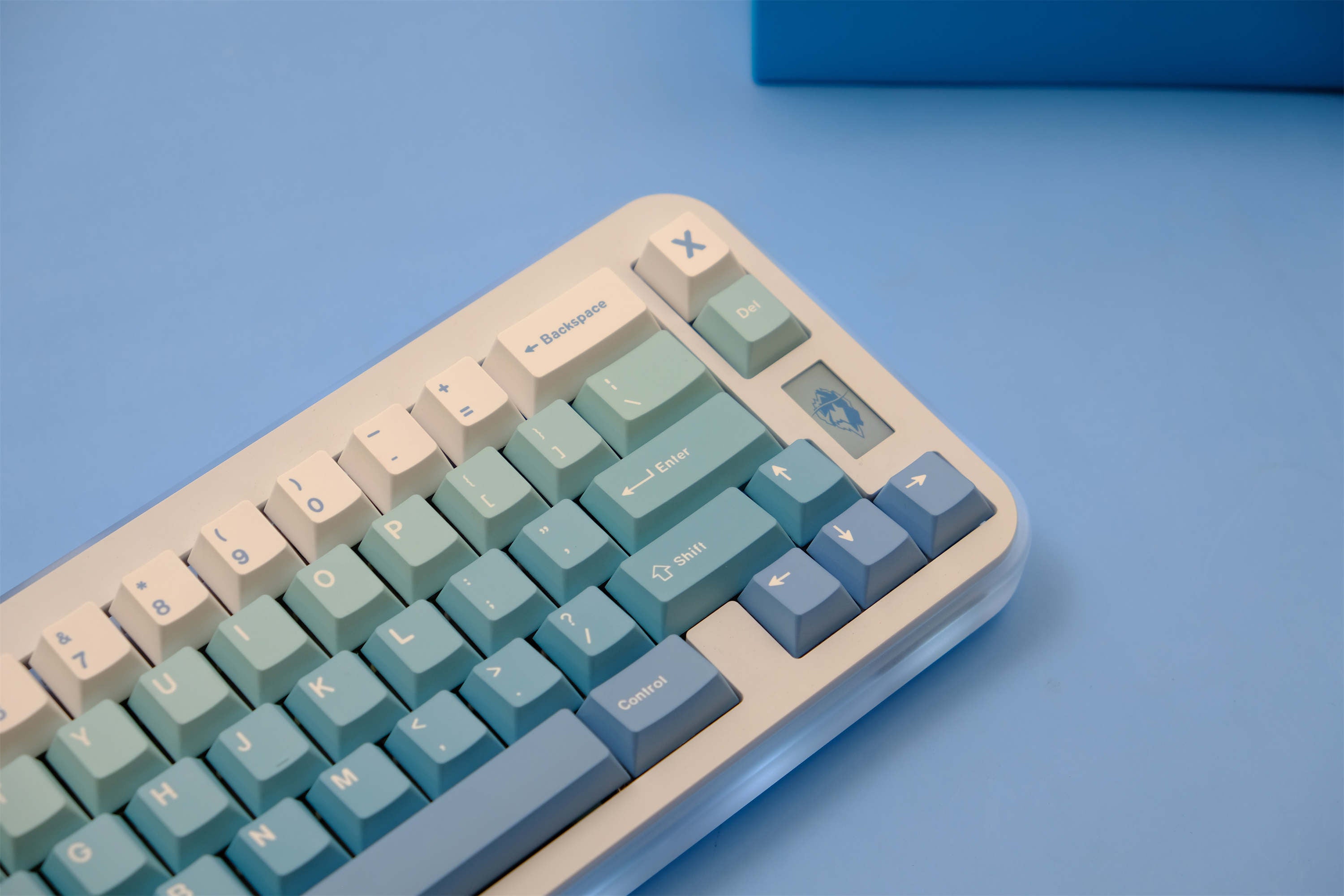 Snowy Ombré PBT Keycaps