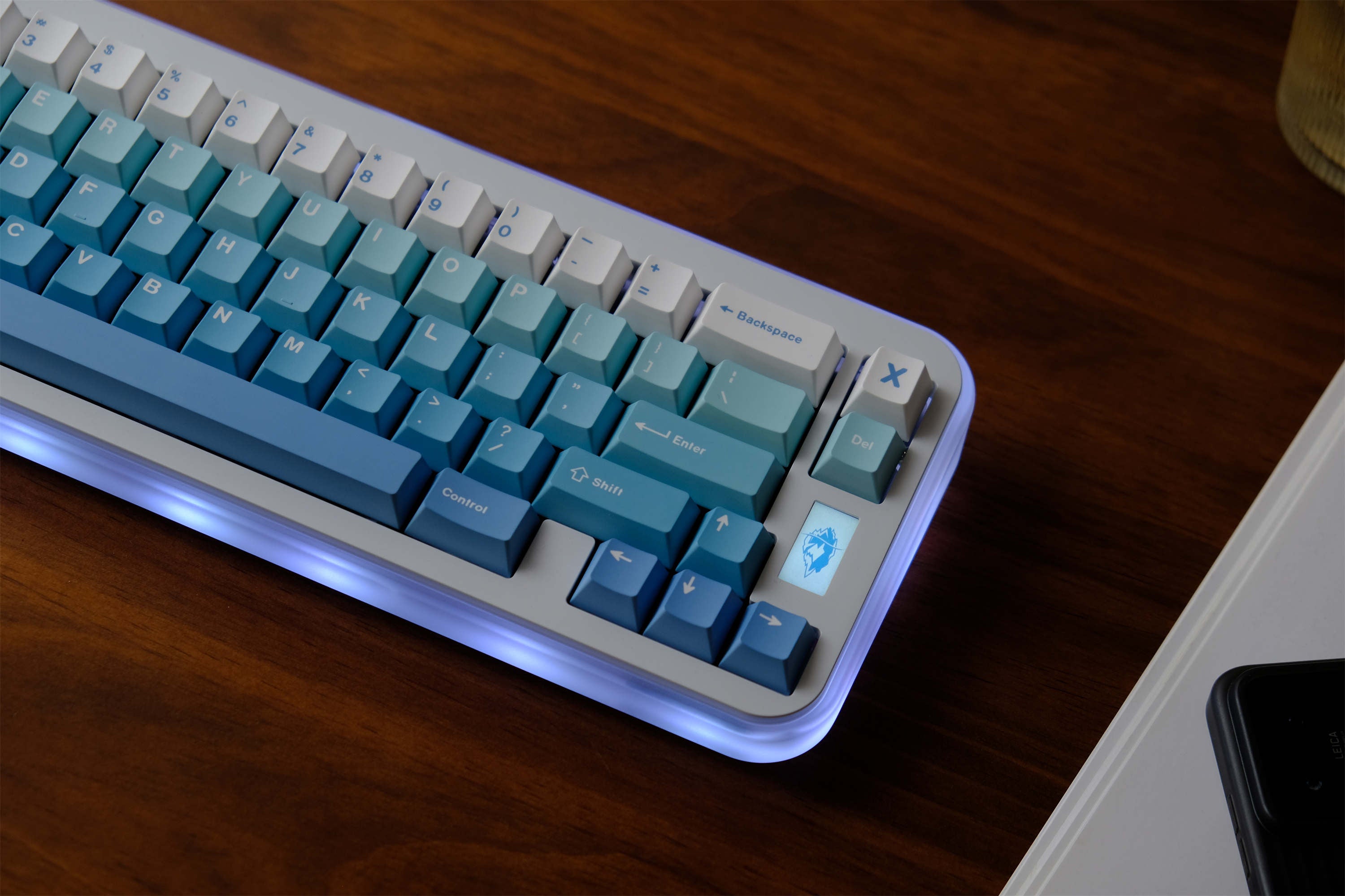 Snowy Ombré PBT Keycaps