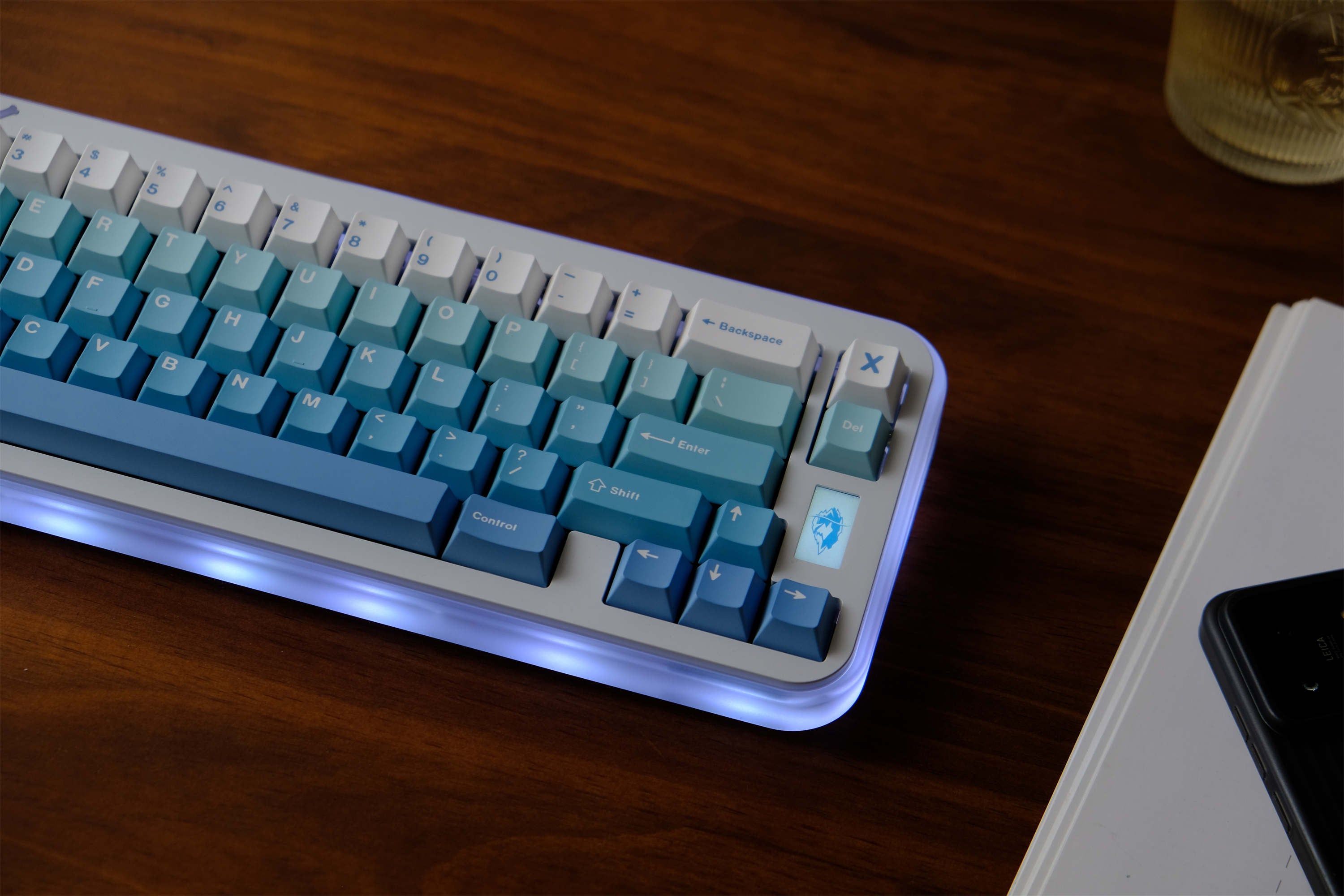 Snowy Ombré PBT Keycaps