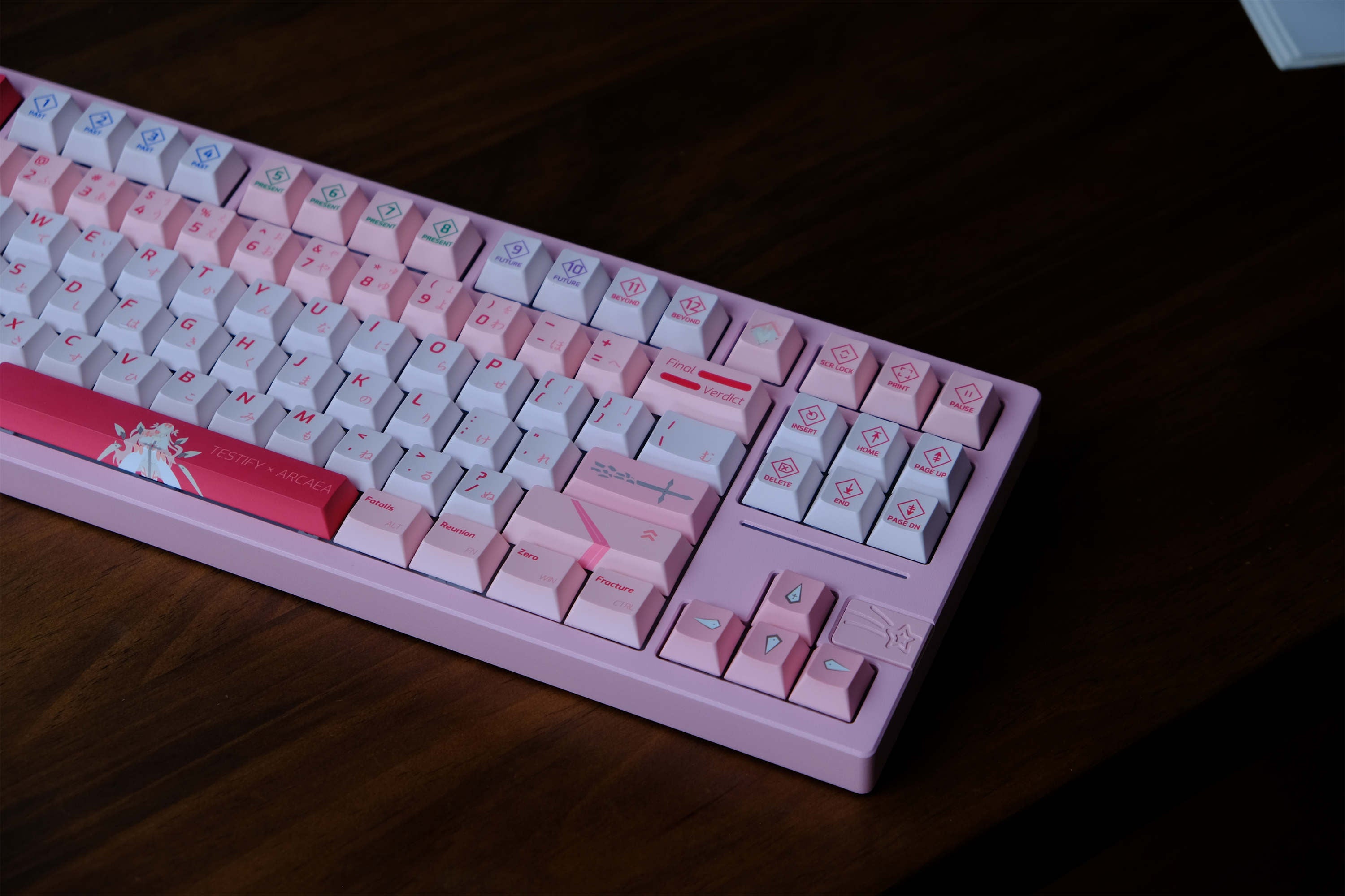 ARCAEA Pink PBT Keycaps