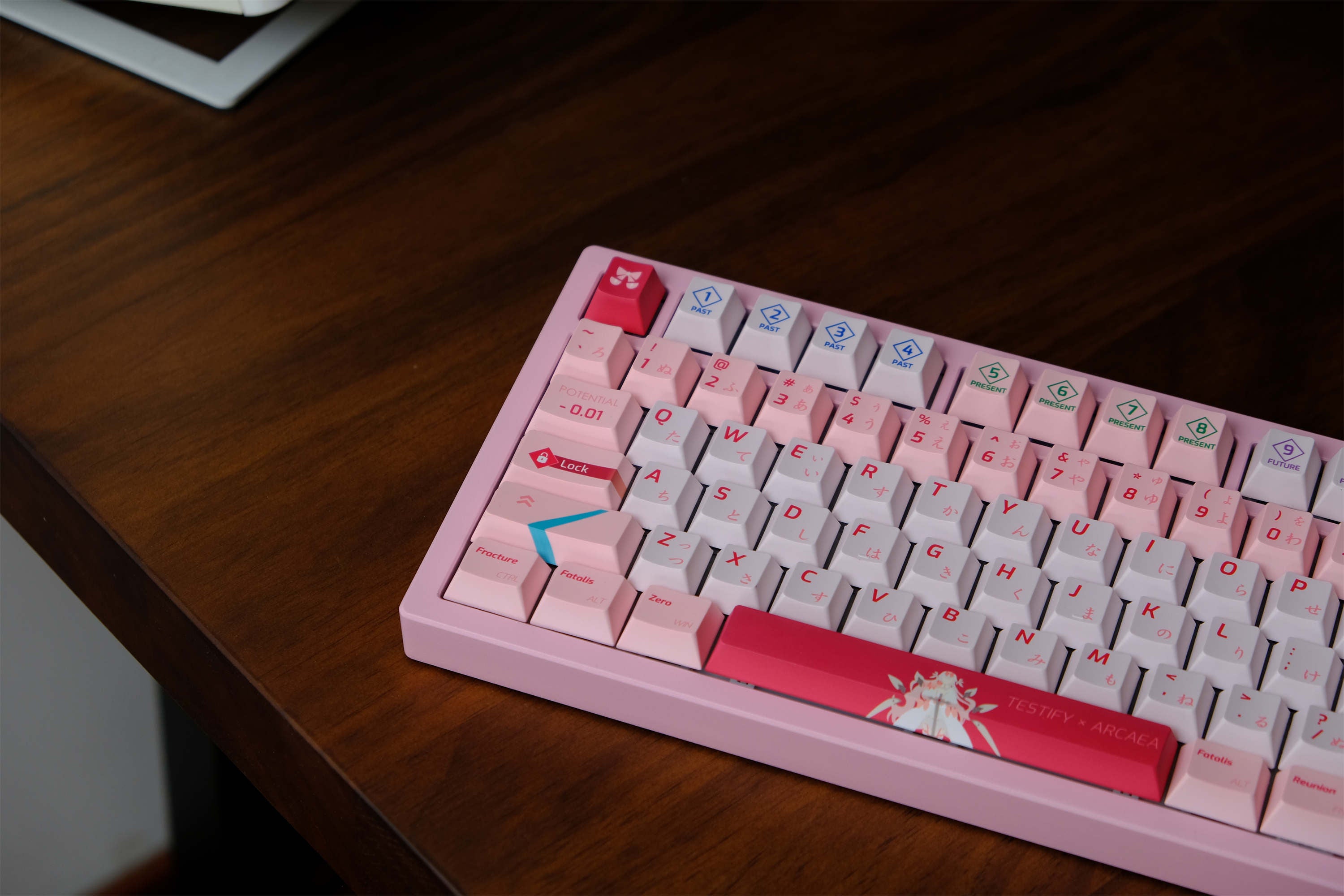 ARCAEA Pink PBT Keycaps