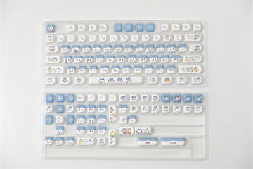 Hachiware Blue Cat Keycaps - Diykeycap
