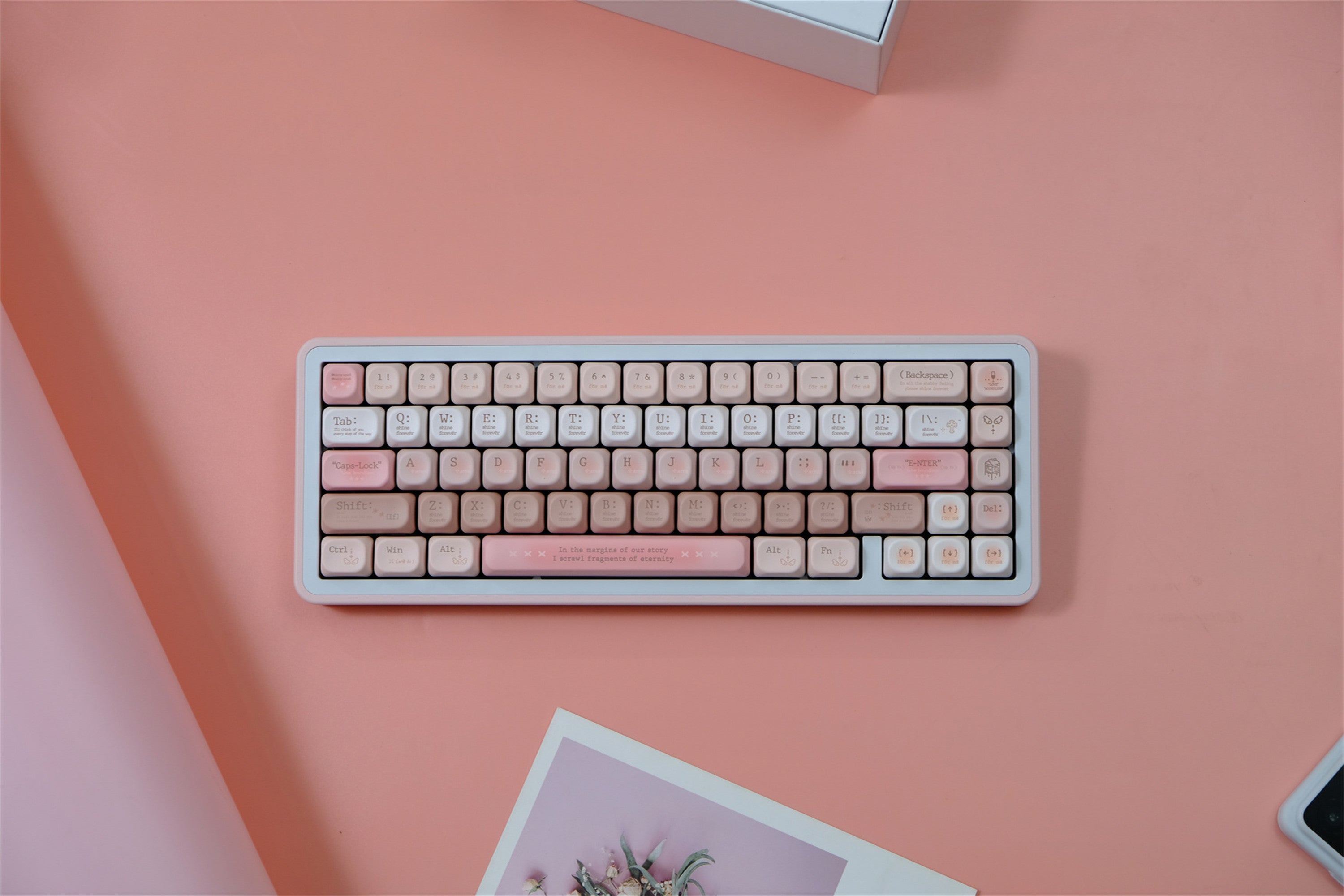 Tipsy Rose Romantic Keycaps - Diykeycap