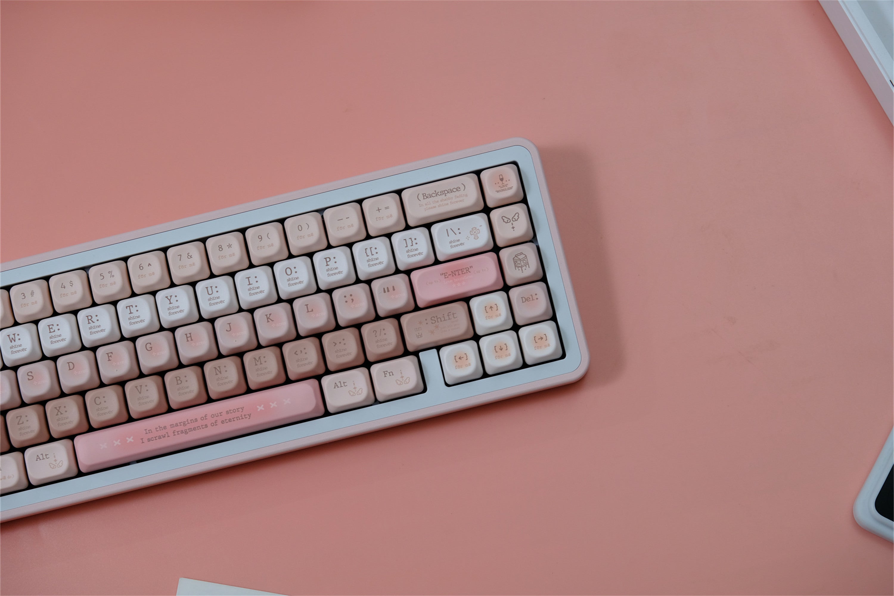 Tipsy Rose Romantic Keycaps - Diykeycap