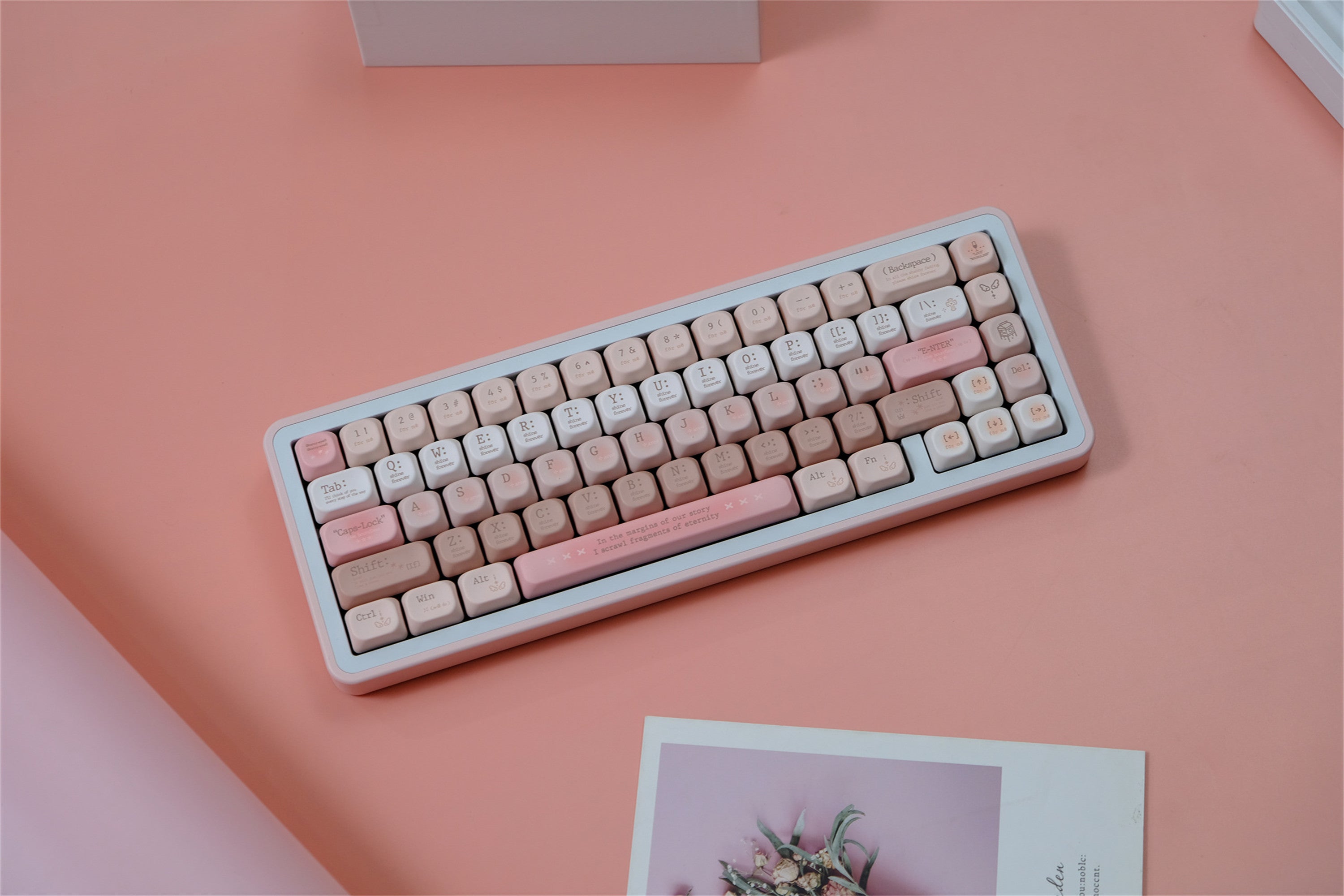 Tipsy Rose Romantic Keycaps - Diykeycap