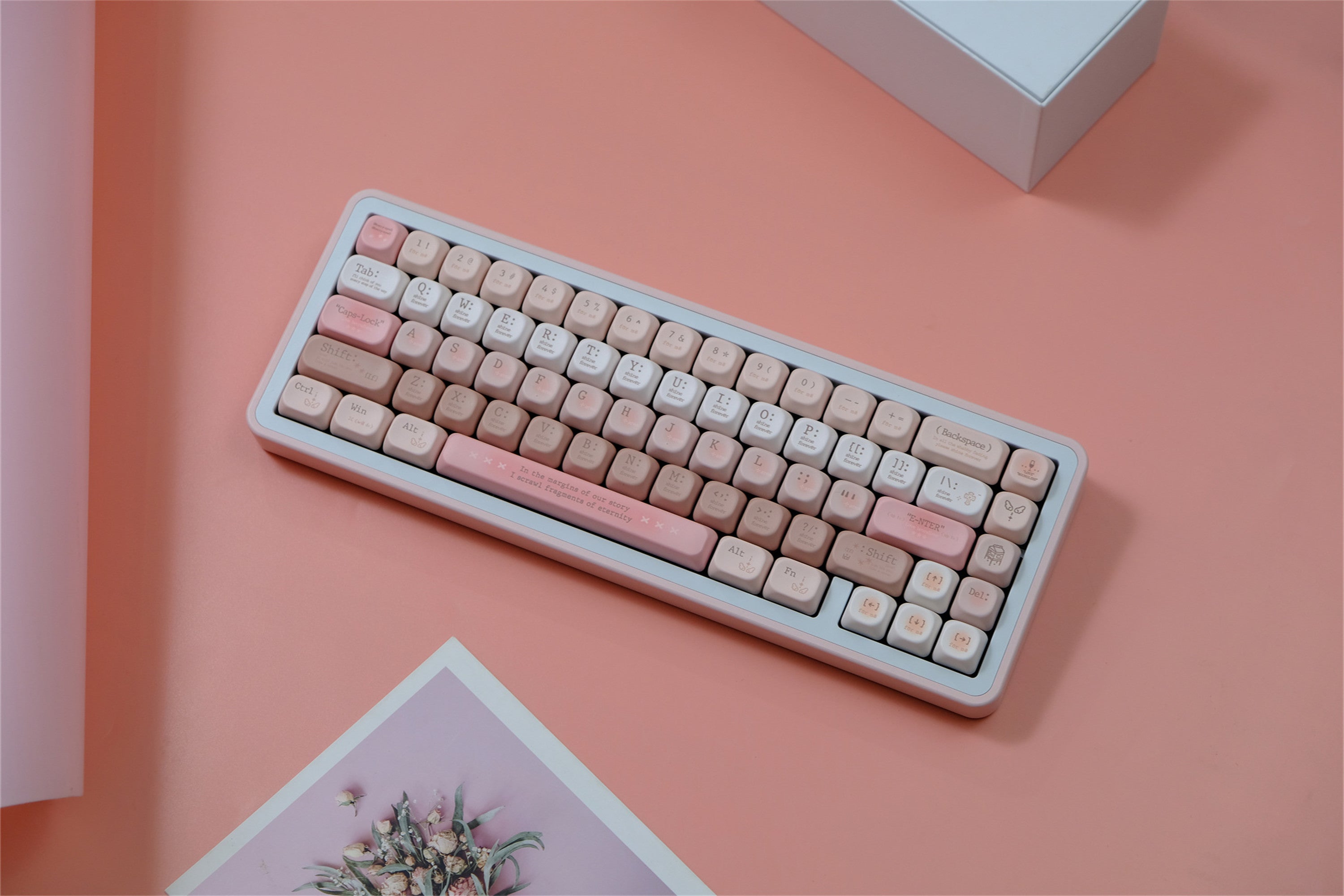 Tipsy Rose Romantic Keycaps - Diykeycap