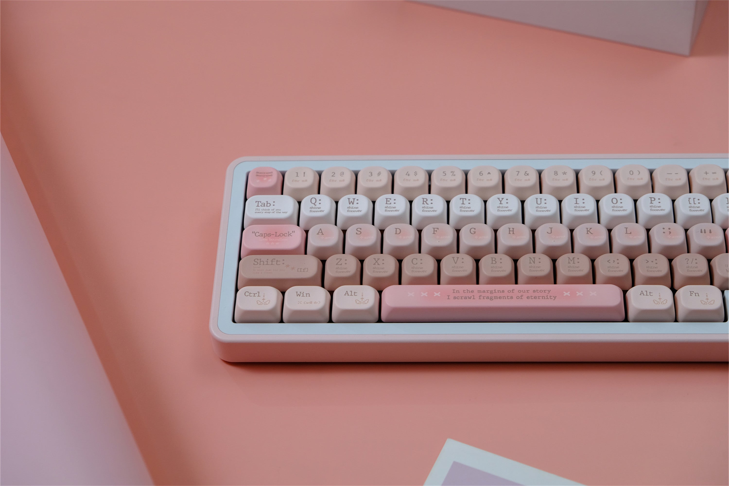 Tipsy Rose Romantic Keycaps - Diykeycap