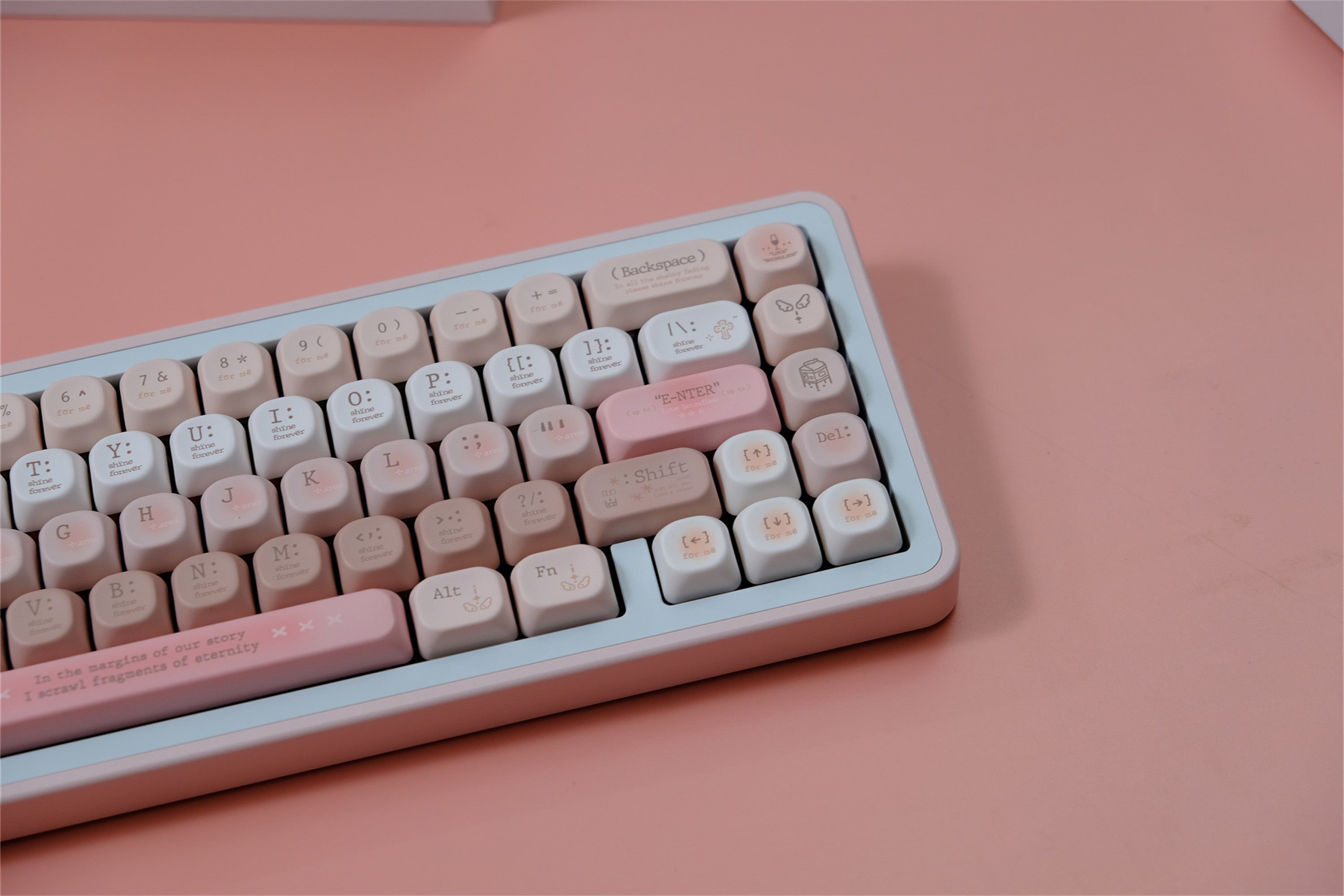 Tipsy Rose Romantic Keycaps - Diykeycap