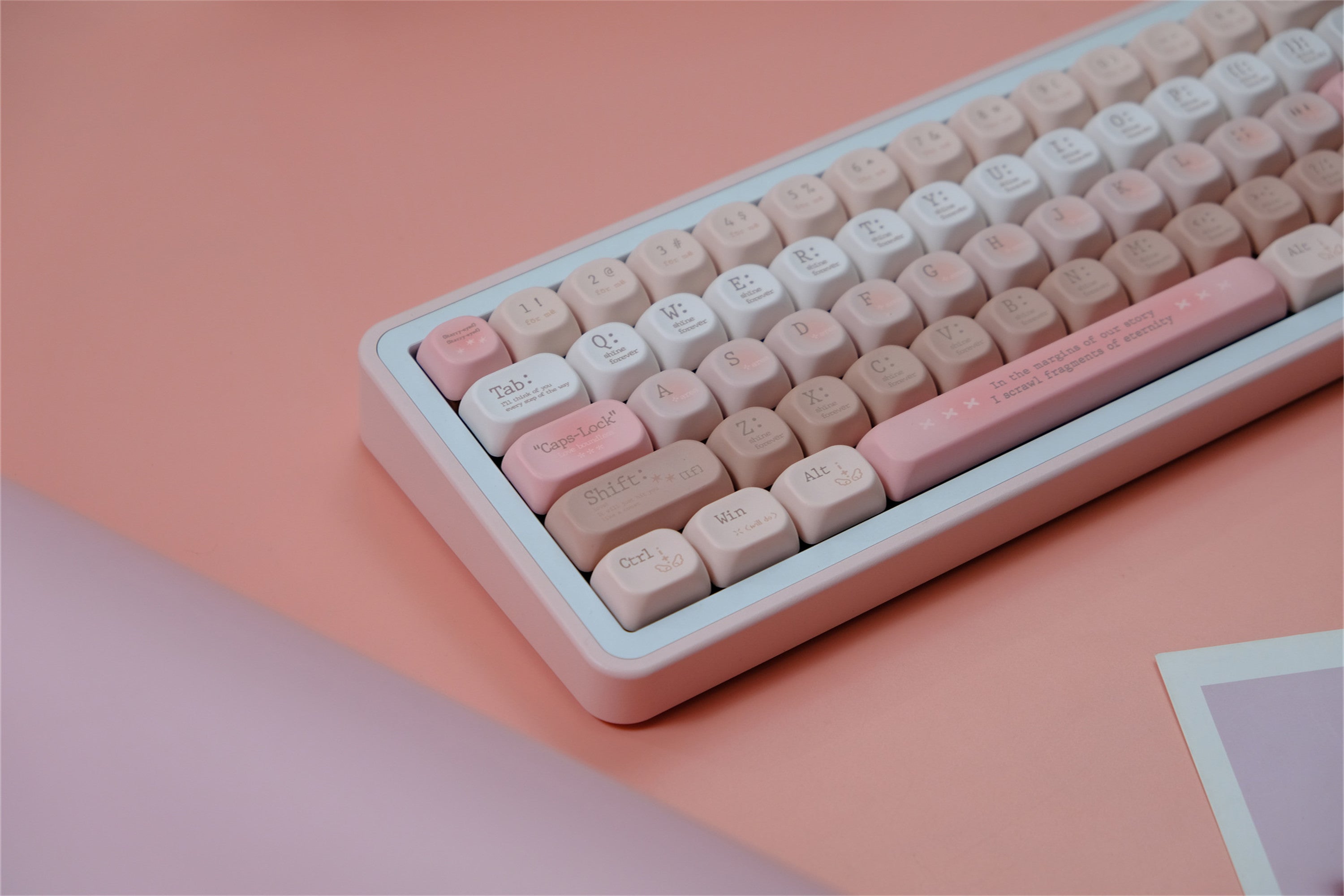 Tipsy Rose Romantic Keycaps - Diykeycap