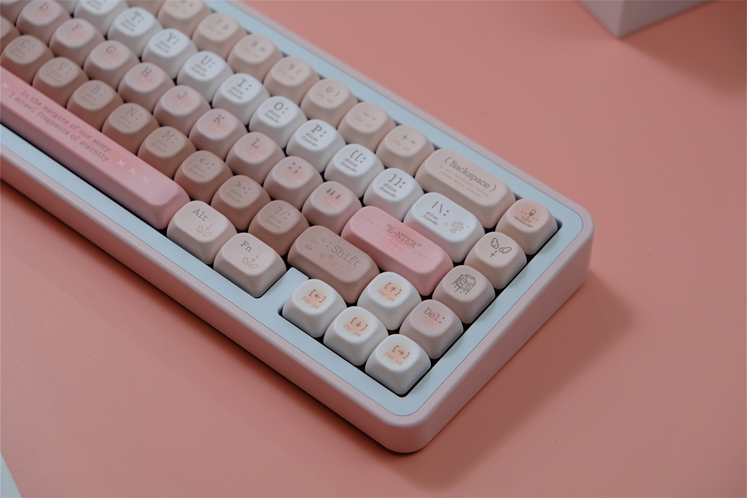 Tipsy Rose Romantic Keycaps - Diykeycap