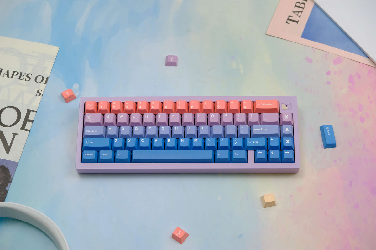 Pastel Dream PBT Keycaps - Diykeycap
