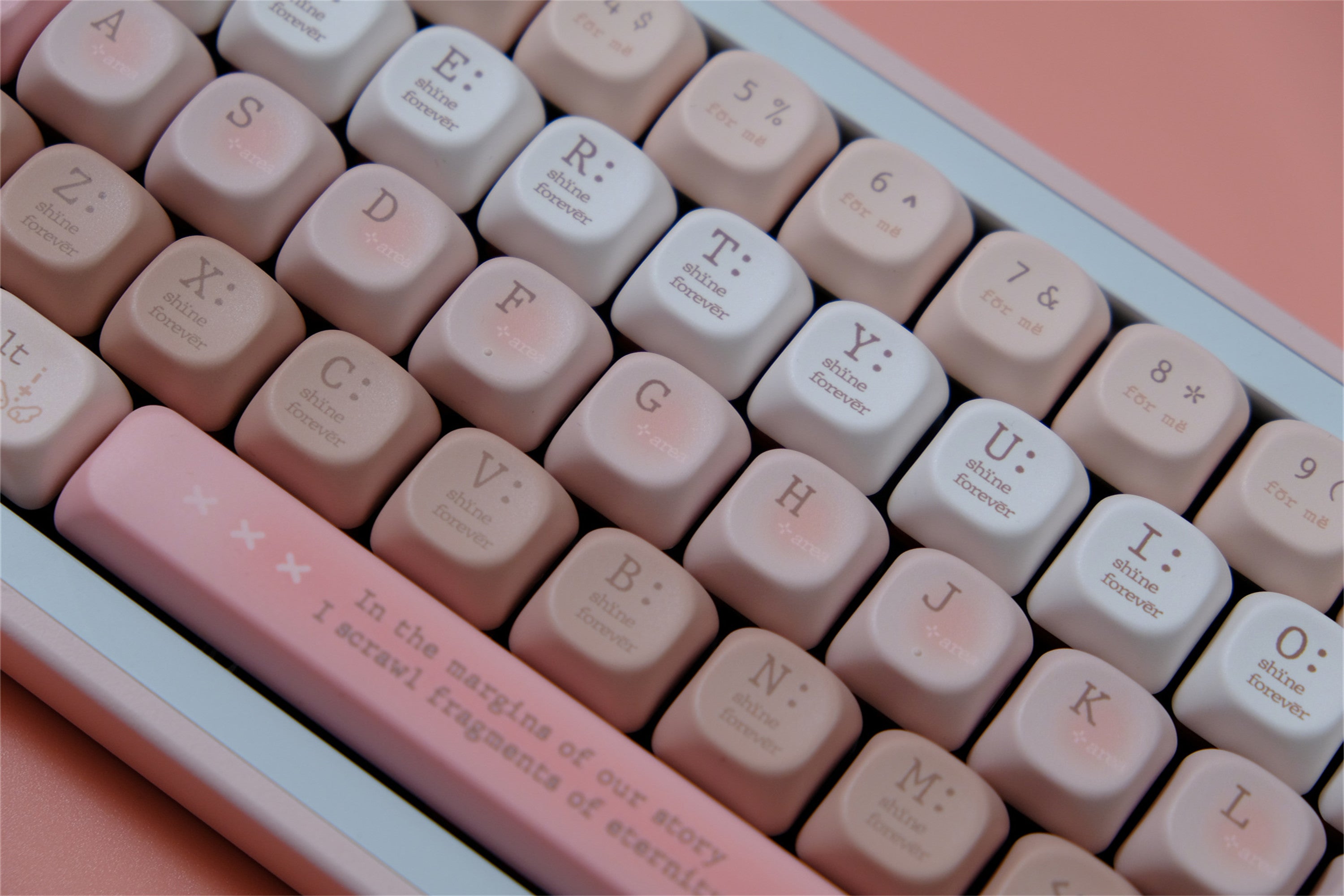 Tipsy Rose Romantic Keycaps - Diykeycap