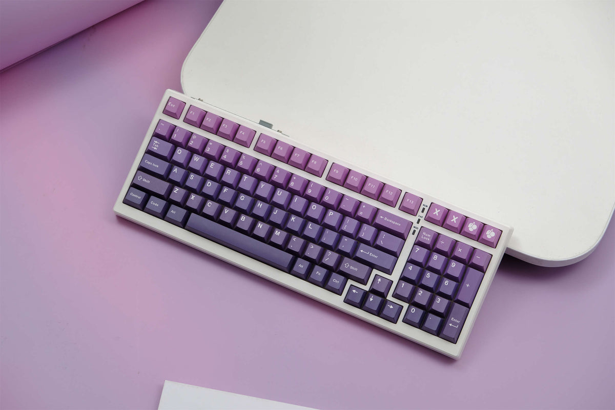 Amethyst Gradient PBT Keycaps - Diykeycap