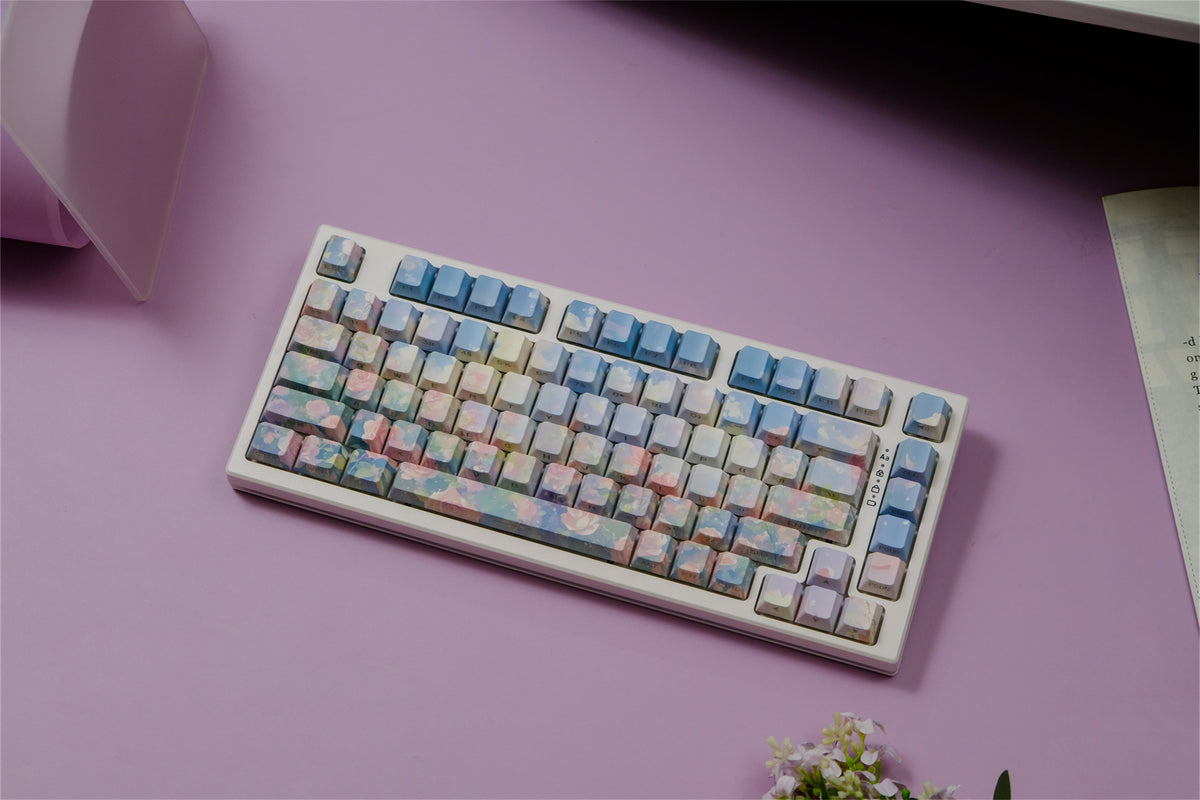 "Rose Garden" Oil Painting Keycaps - Diykeycap
