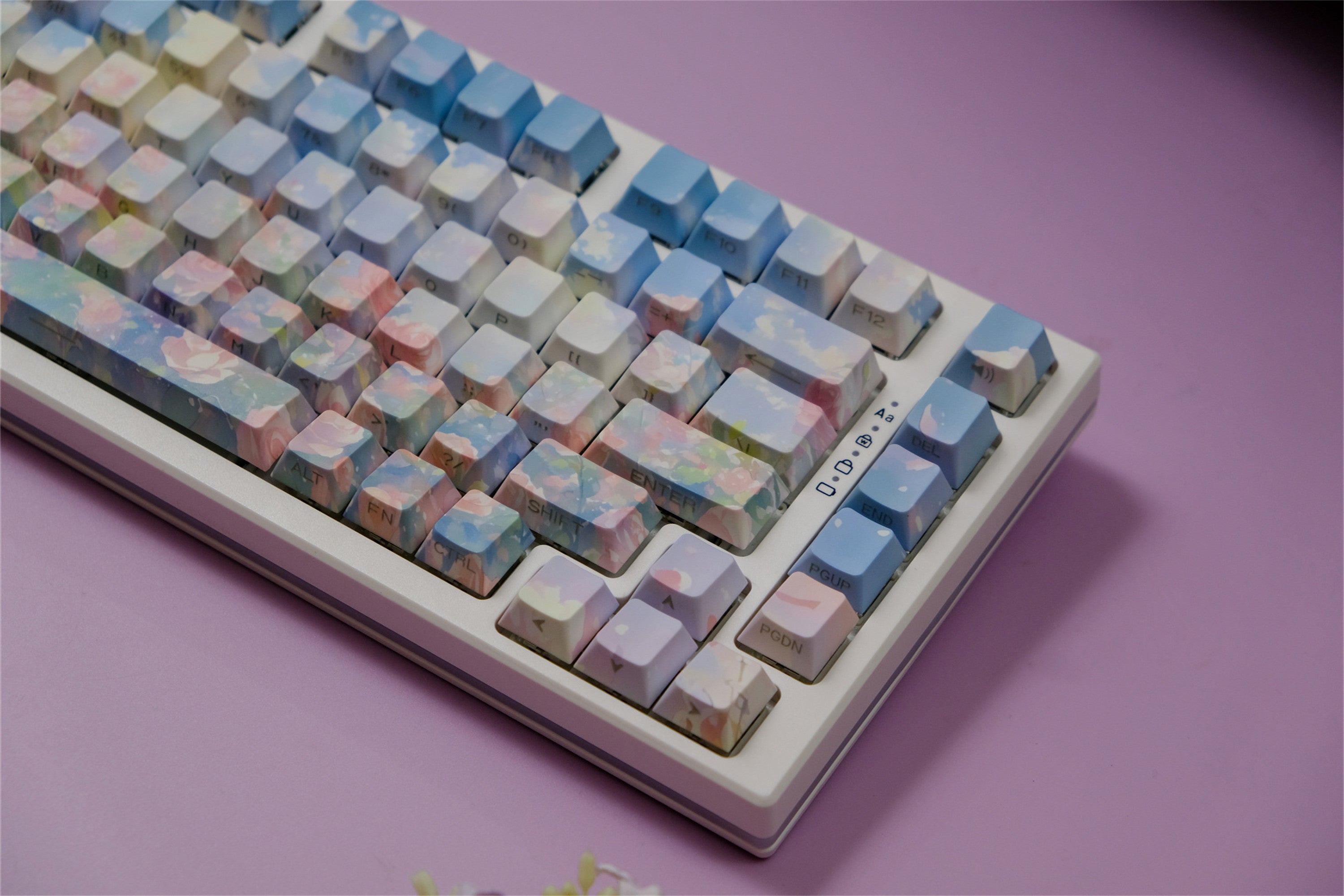 "Rose Garden" Oil Painting Keycaps