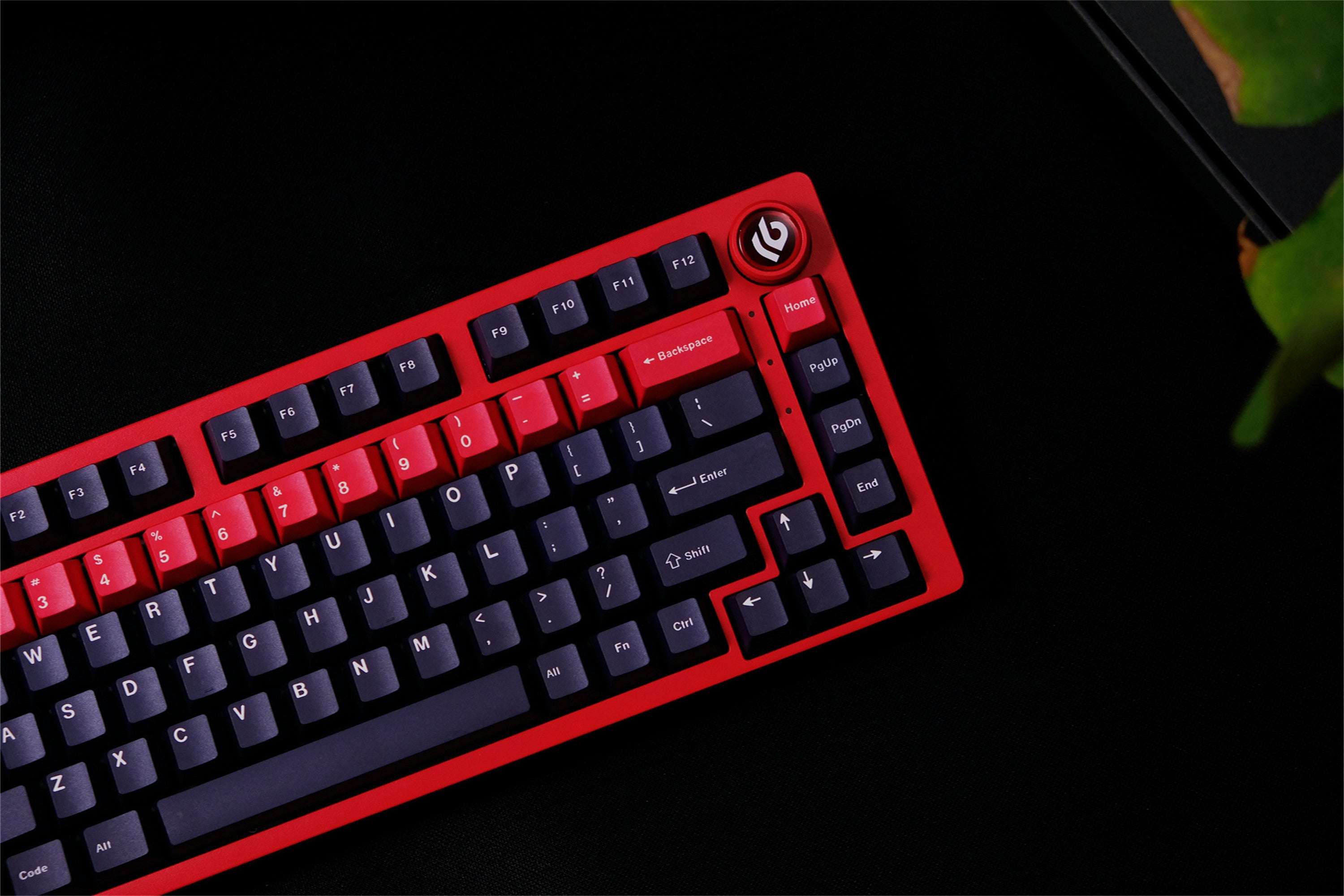 Tactical Black & Red Keycaps