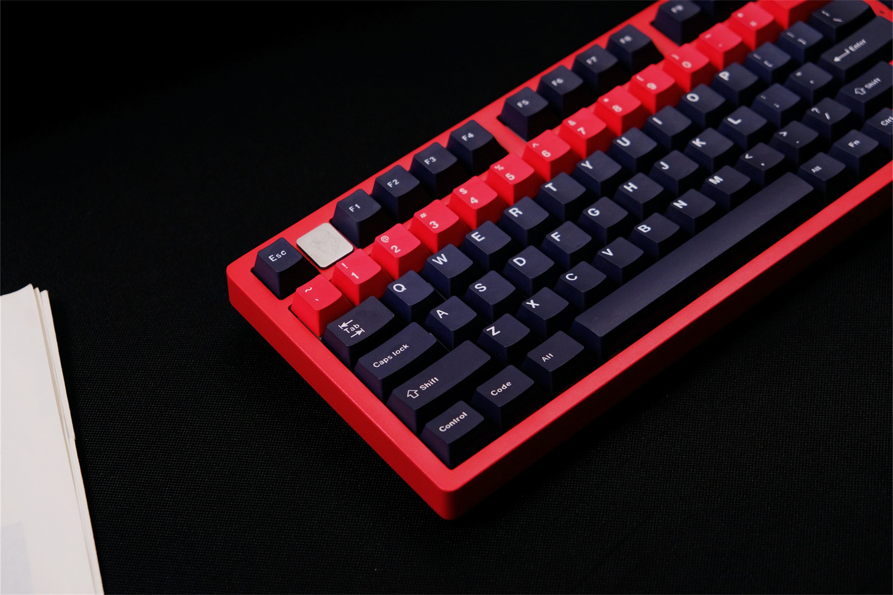 Tactical Black & Red Keycaps