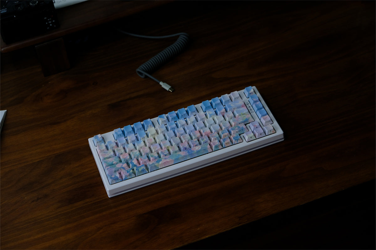 "Rose Garden" Oil Painting Keycaps - Diykeycap
