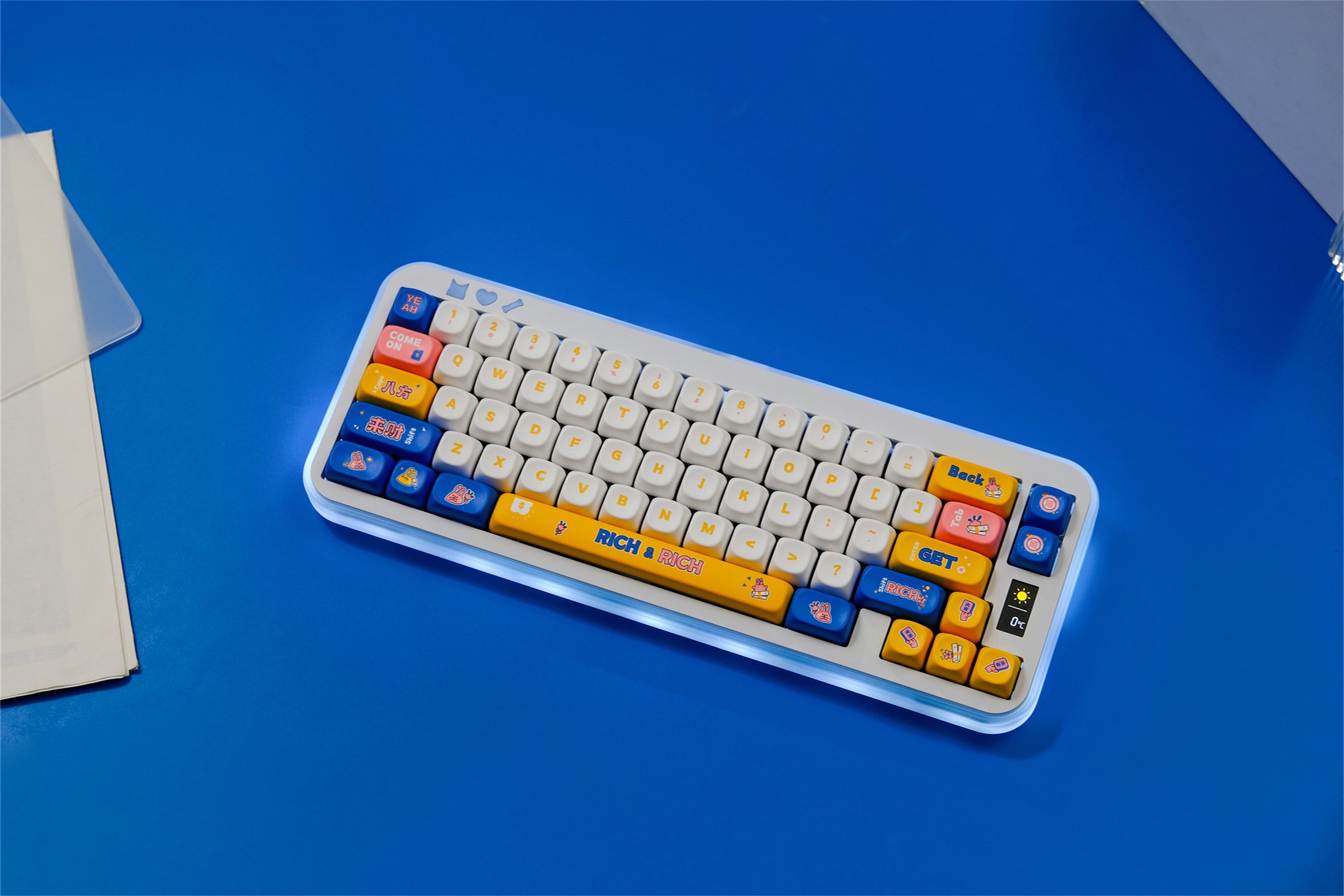 GET RICH Keycaps