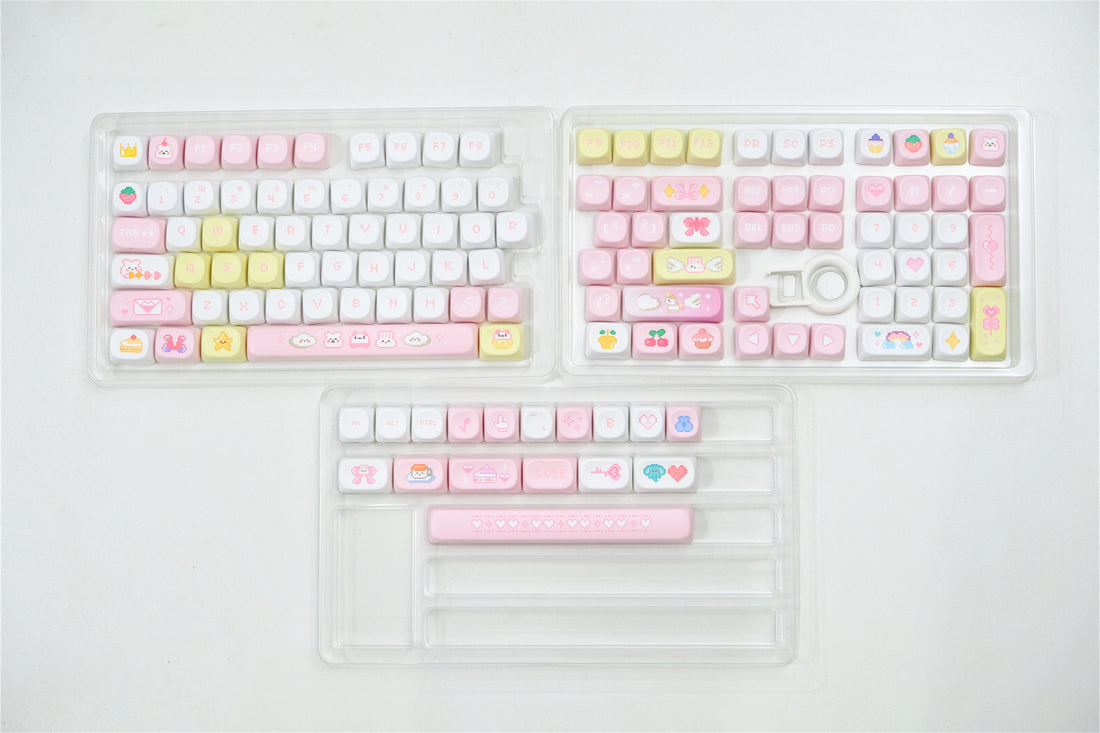 Pixel Baby PBT keycaps - Diykeycap