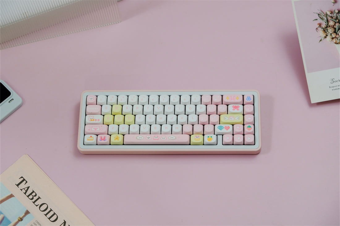 Pixel Baby PBT keycaps - Diykeycap