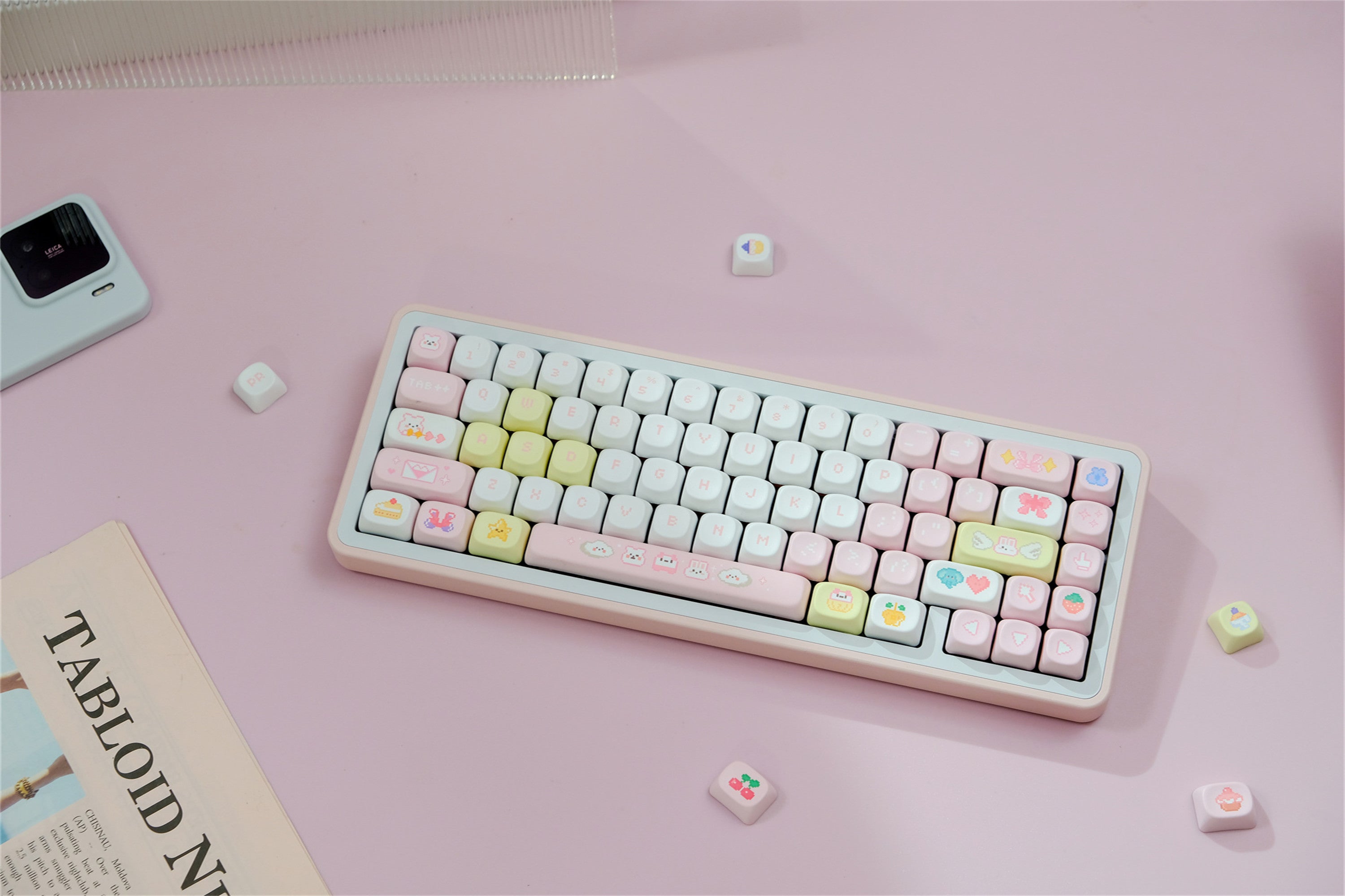 Pixel Baby PBT keycaps