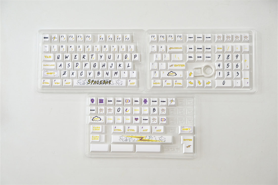Lightning PBT keycaps - Diykeycap