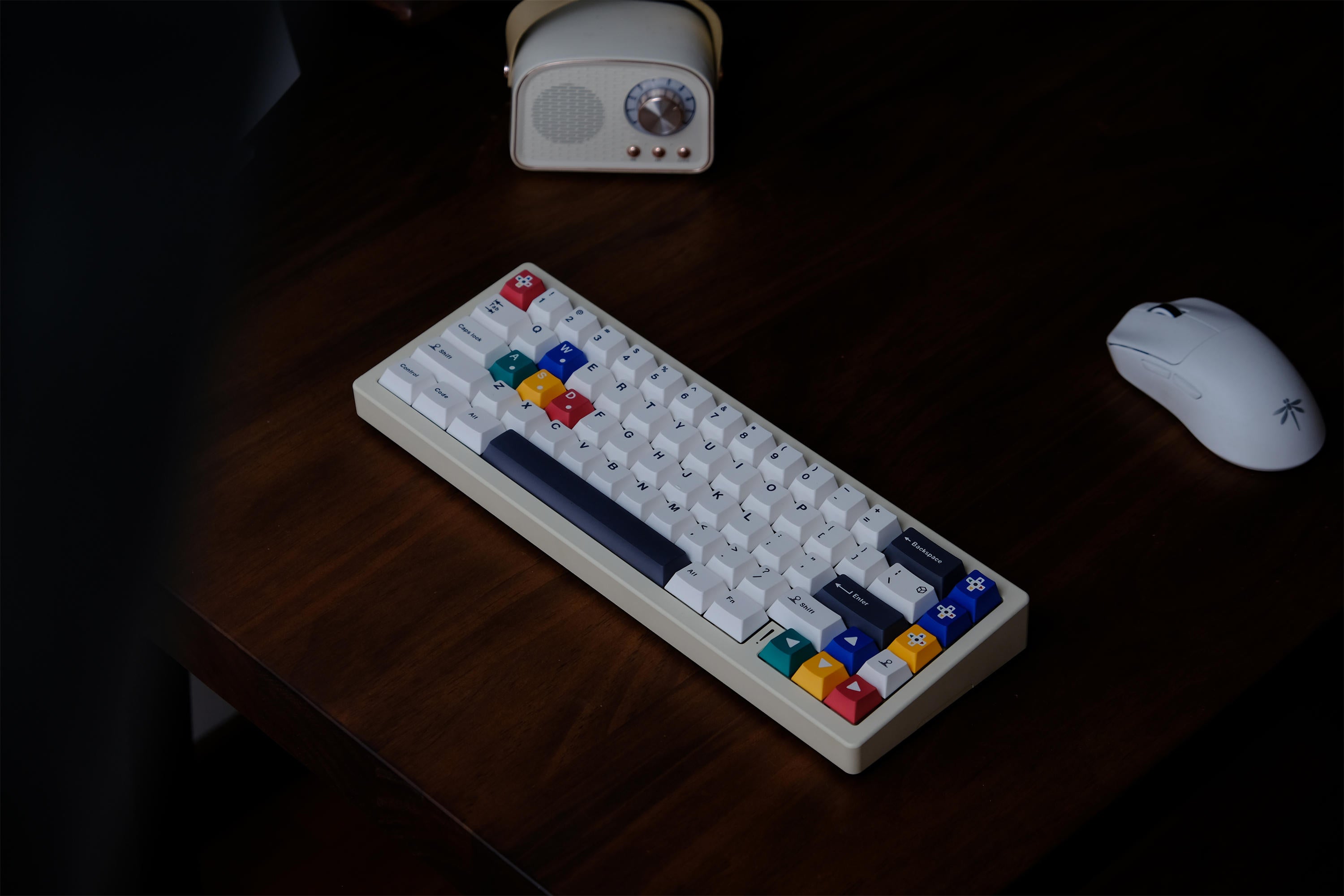 DMG Retro PBT Keycaps