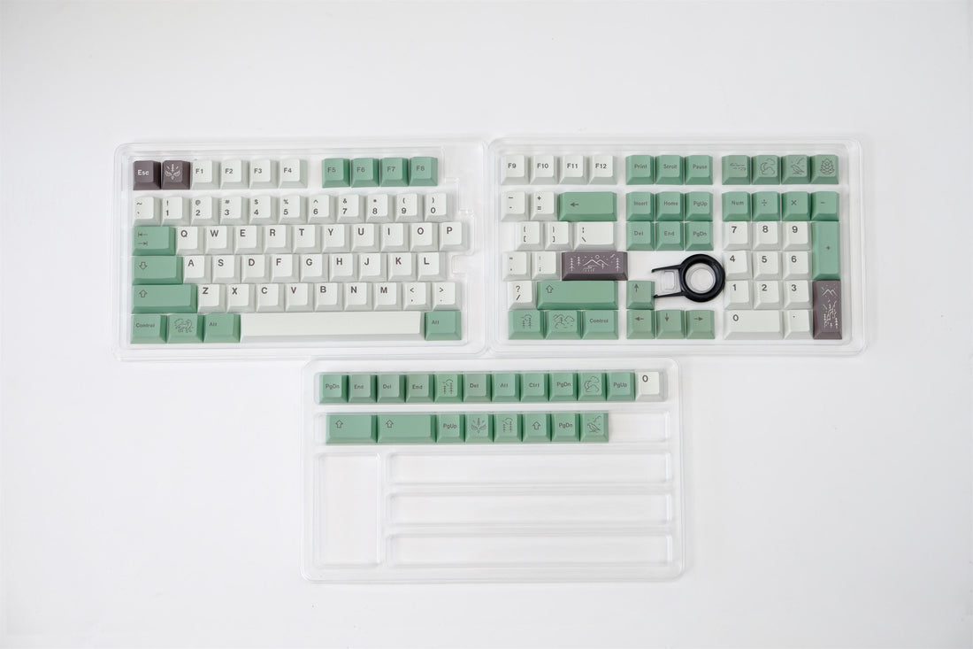 Forest Mist PBT Keycaps - Diykeycap