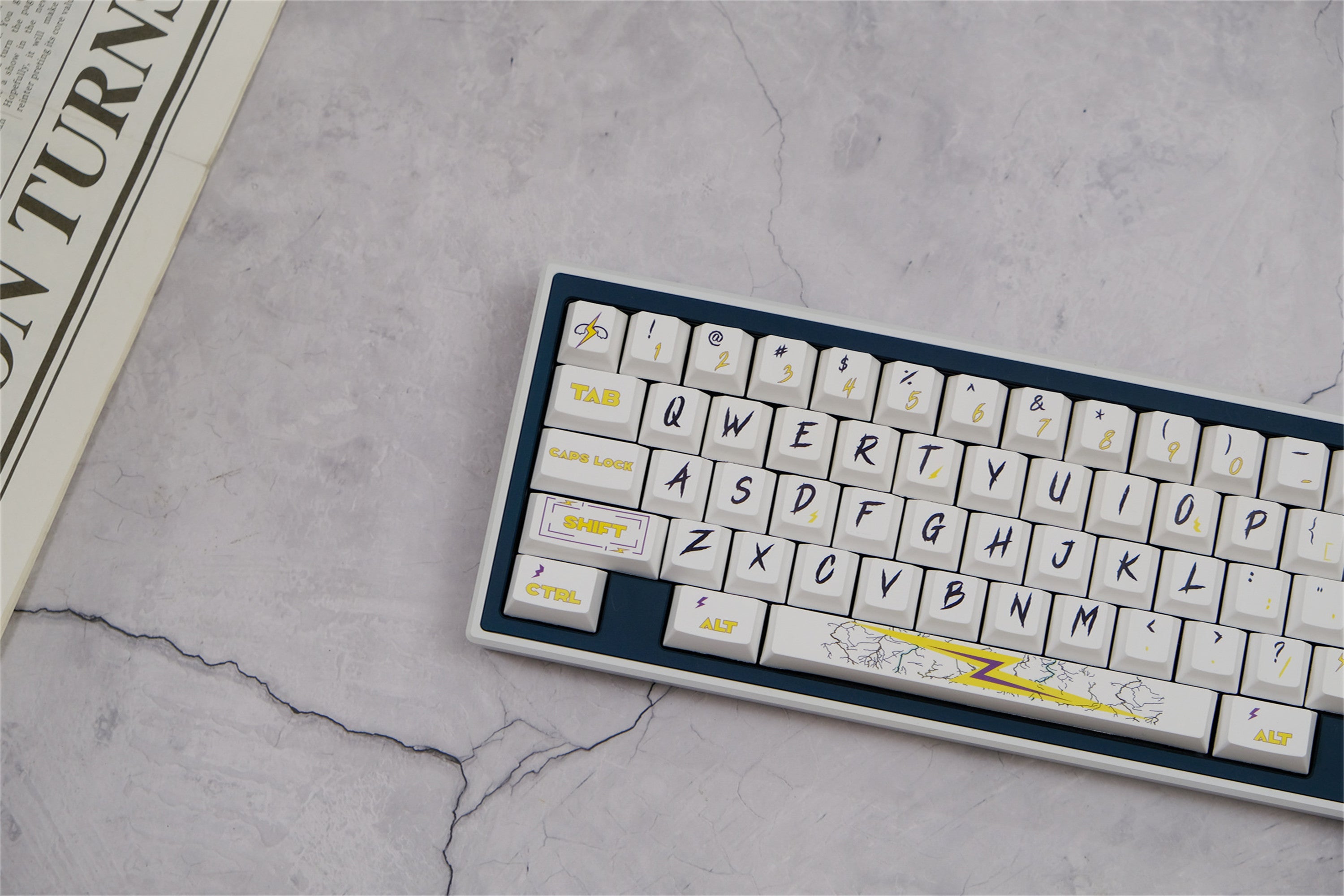 Lightning PBT keycaps