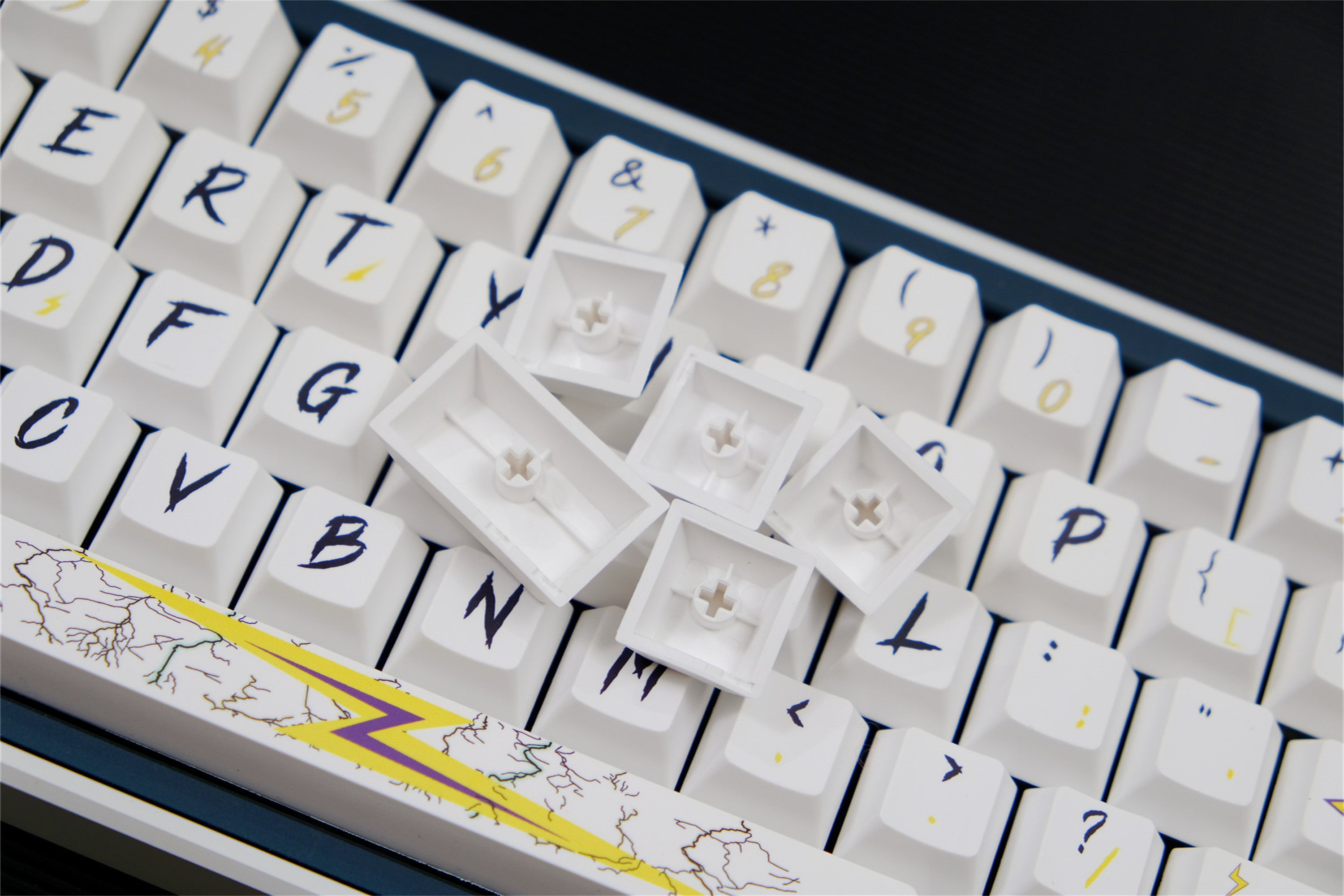 Lightning PBT keycaps