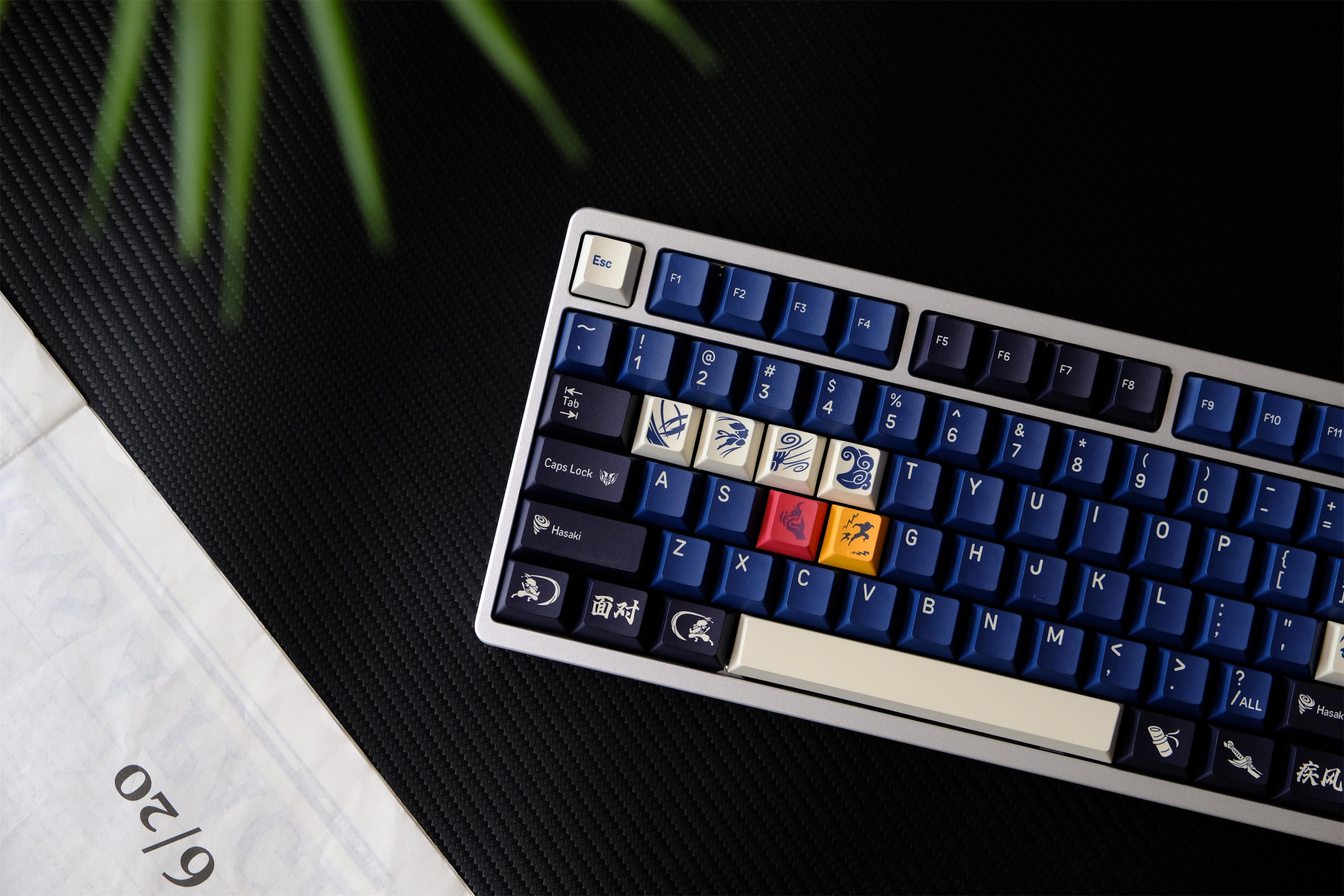 The Unforgiven PBT Keycaps