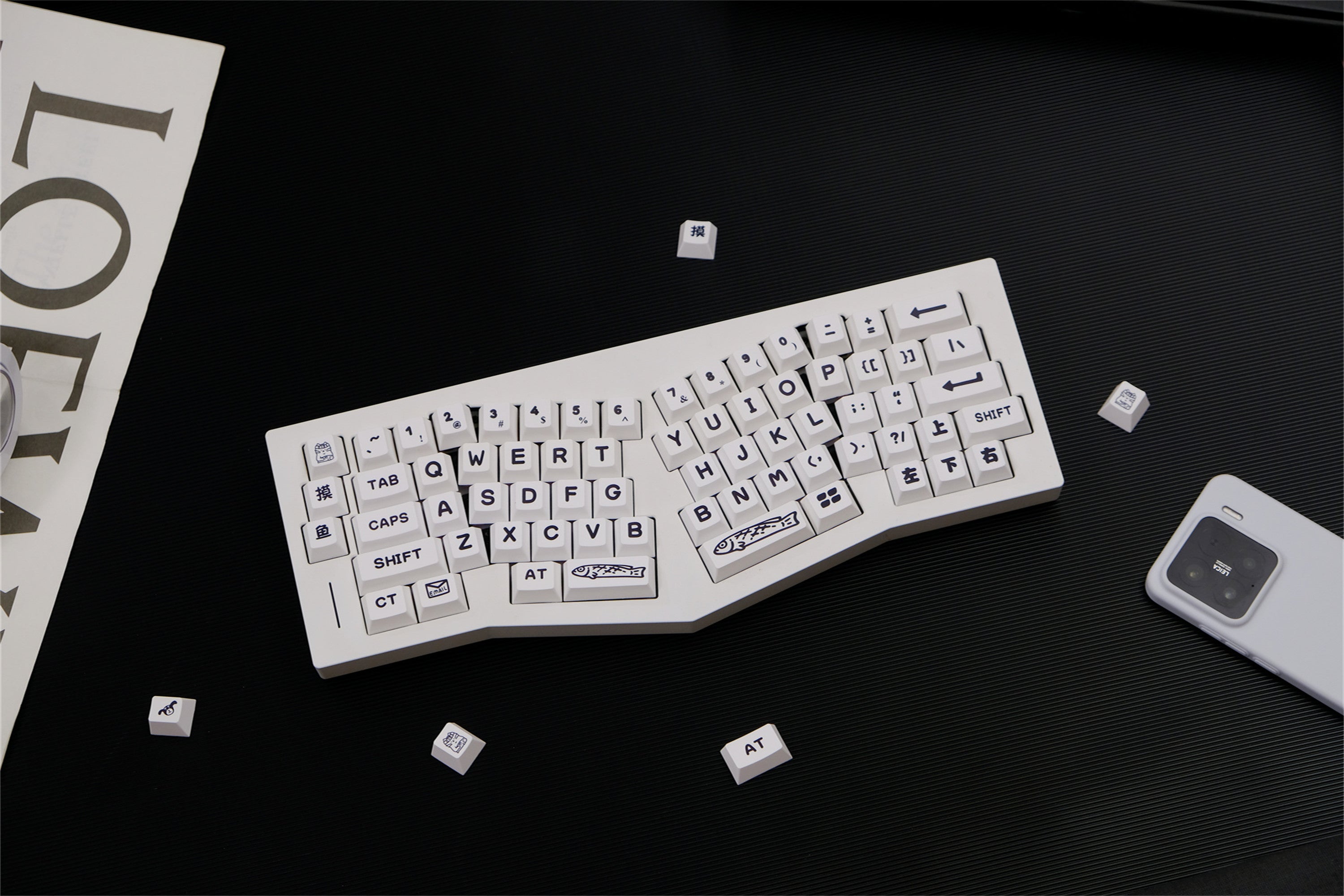 "Slacking Off"  Theme Keycap Set