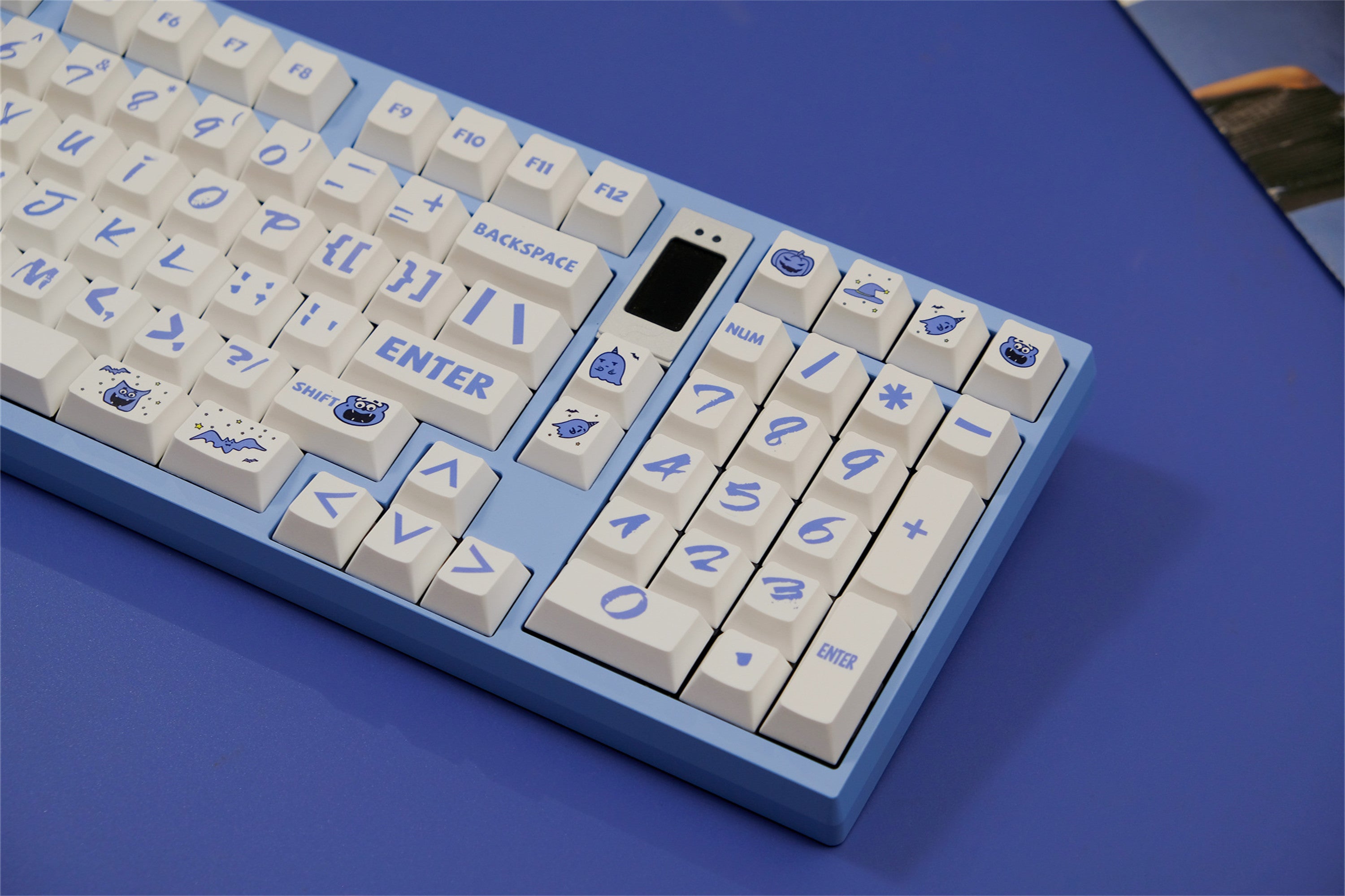 Blue Pixel Theme Keycaps