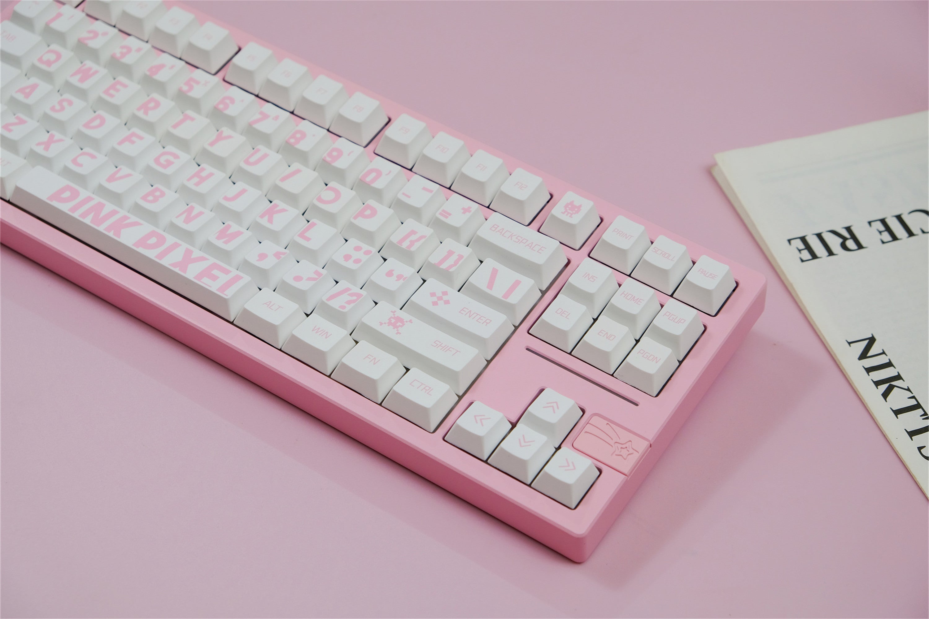 Pink Pixel Keycaps