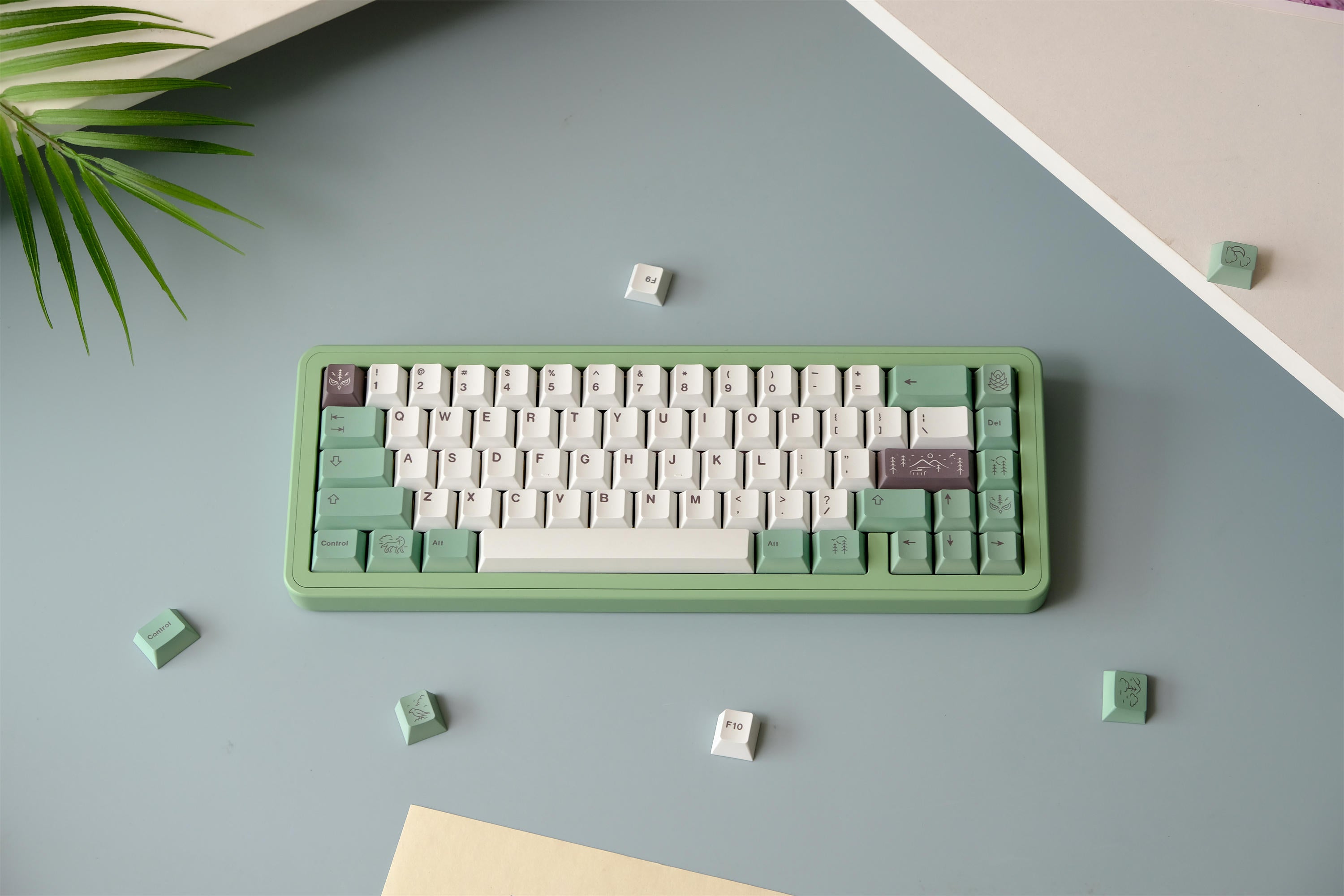 Forest Mist PBT Keycaps