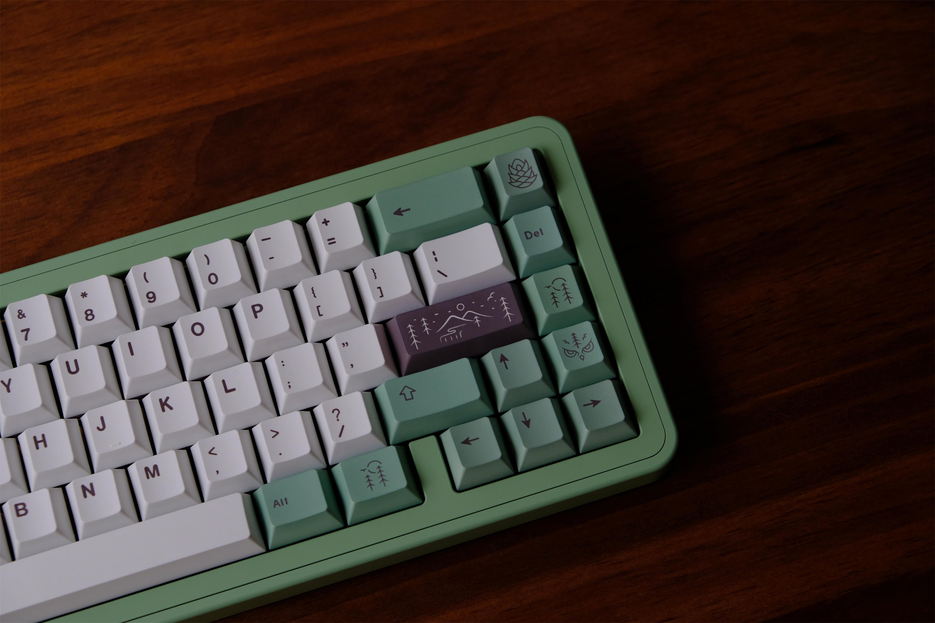 Forest Mist PBT Keycaps